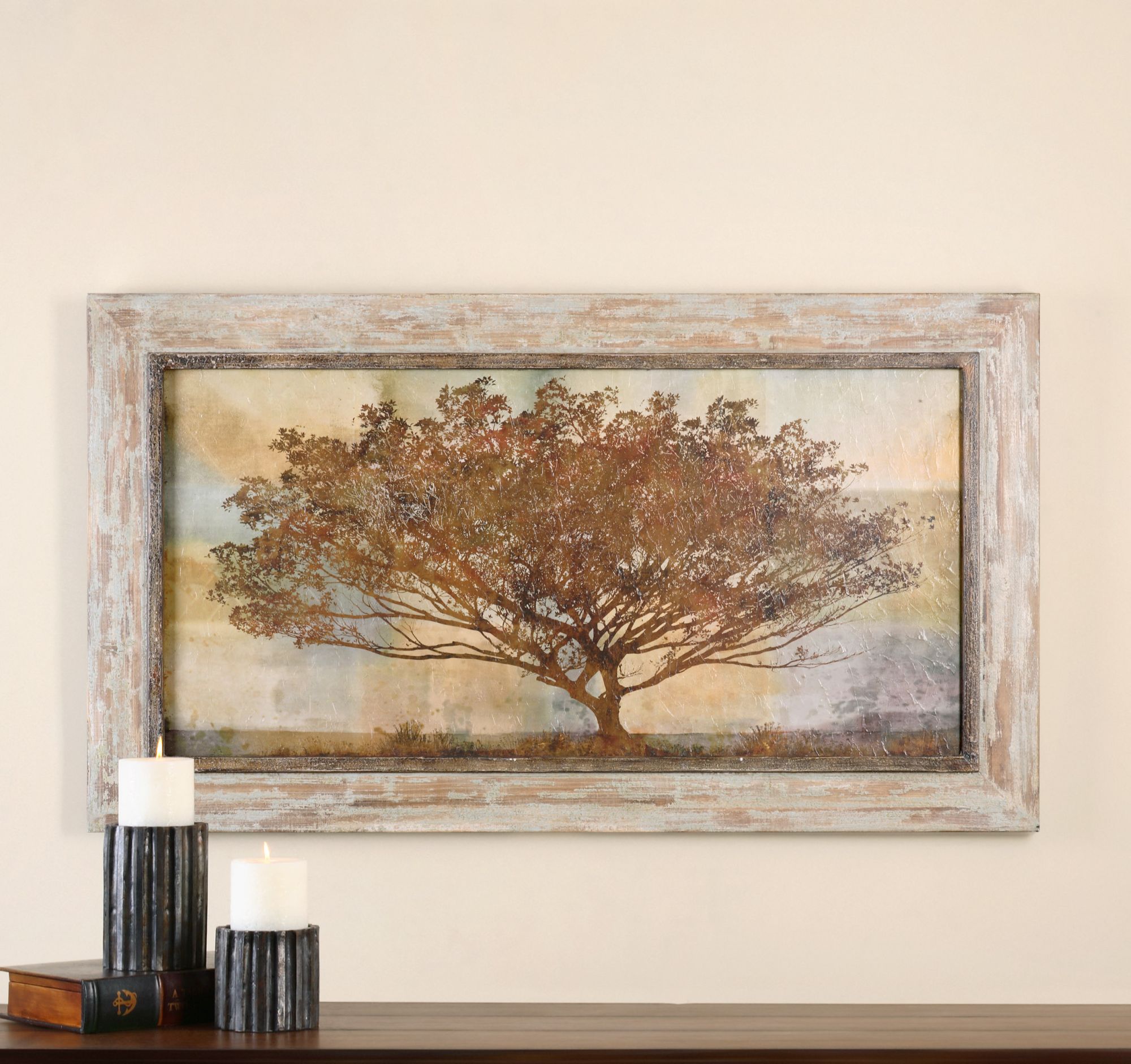 Uttermost Autumn Radiance 56" Wide Landscape Wall Art