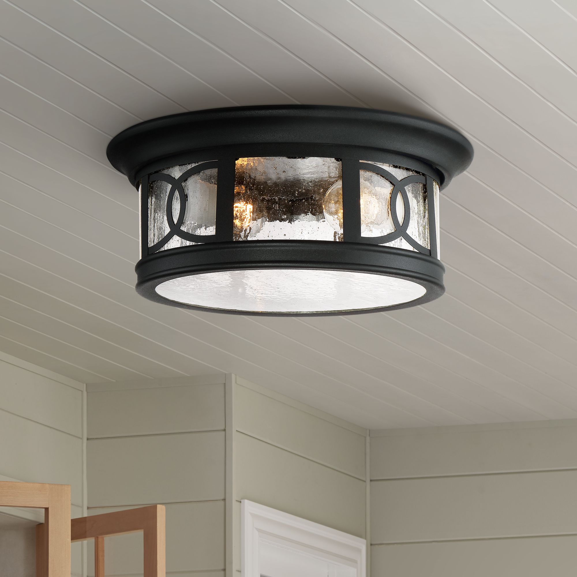 modern outdoor flush mount light