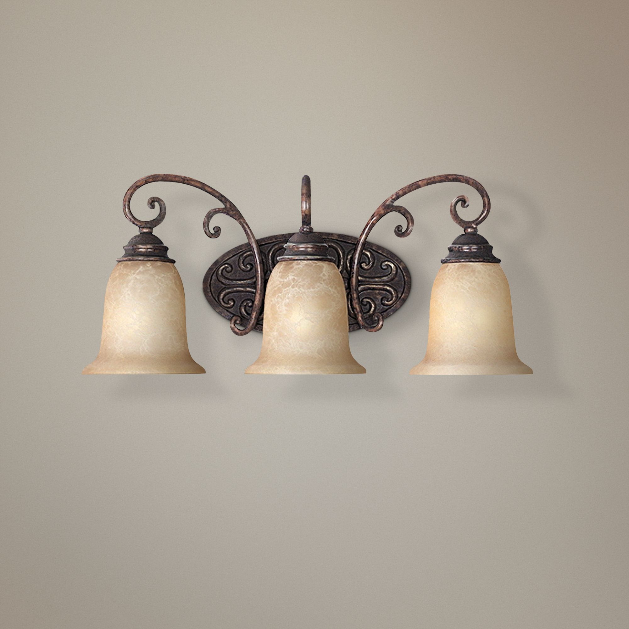 Amherst Collection Burnt Umber 22" Wide Bathroom Wall Light