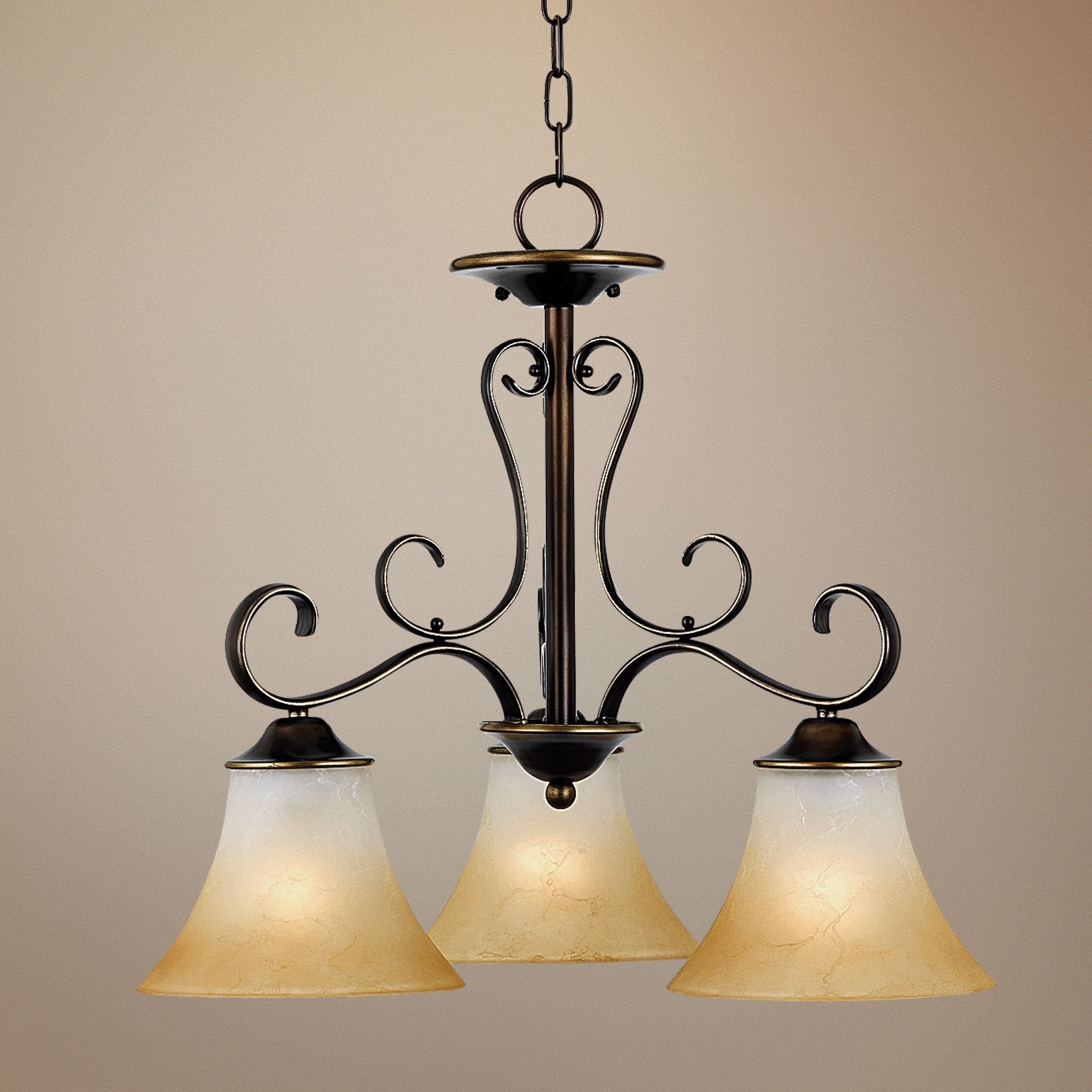 Duchess 23" Wide One-Tier Three Downlight Chandelier