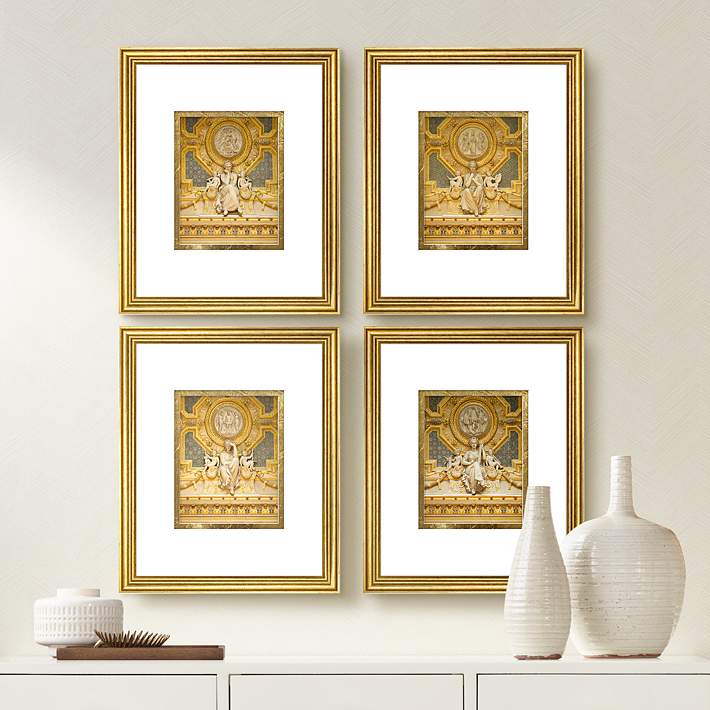 Golden Expressions 22 High 4 Piece Framed Wall Art Set 20a92 Lamps Plus