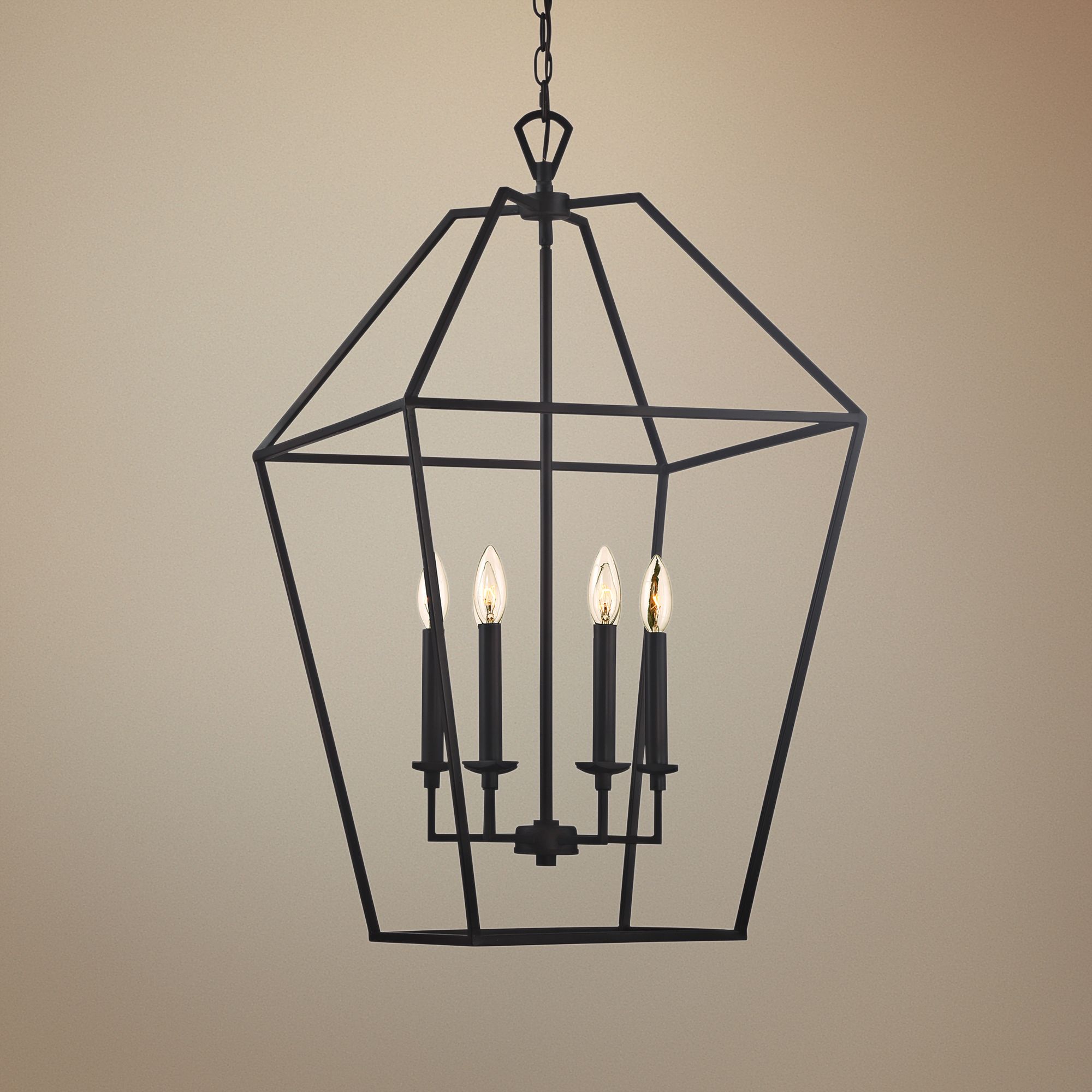 Quoizel Aviary 20 1/4" Wide Bronze 6-Light Cage Chandelier