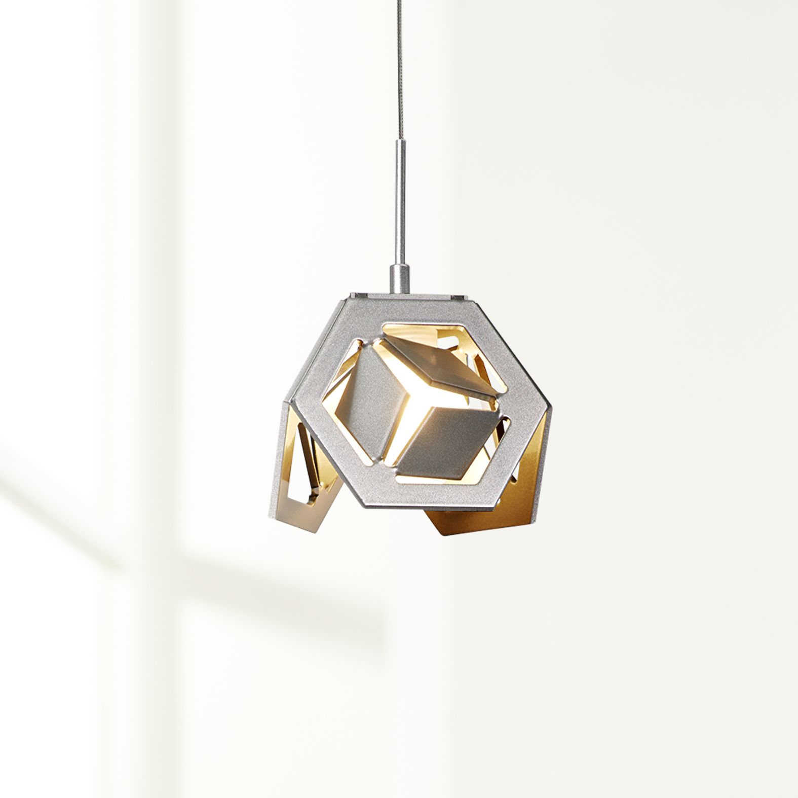 Hubbardton Forge Winter 4"W Vintage Platinum Mini Pendant