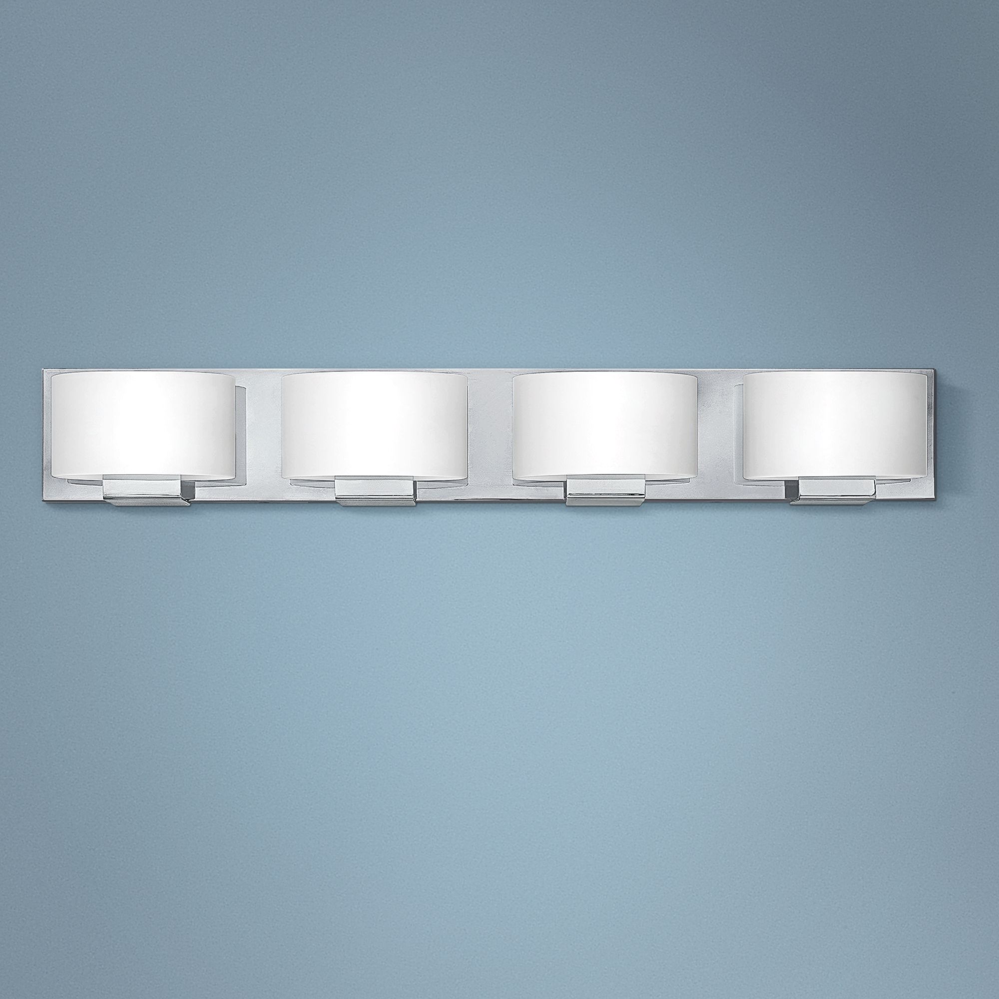 Hinkley Mila 32 1/4" Wide Chrome 4-Light LED Bath Light