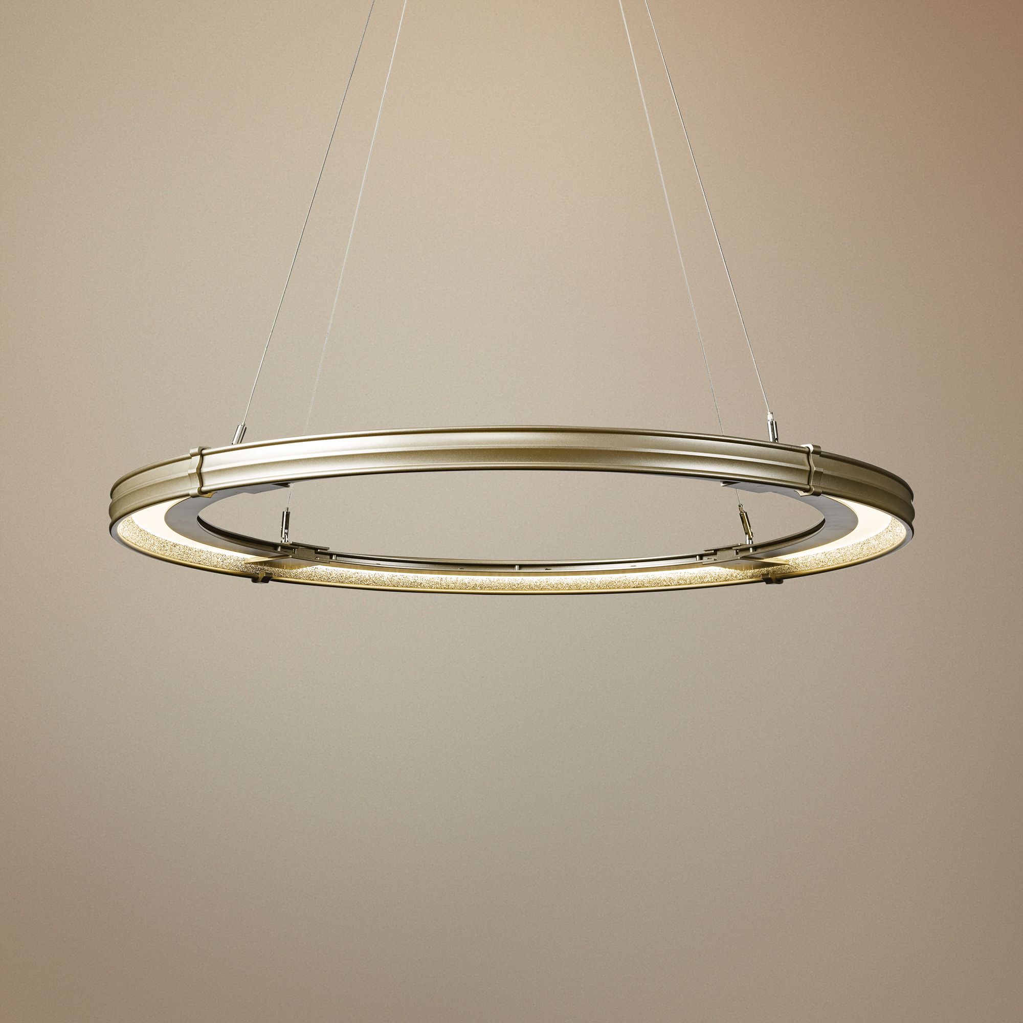 Synchronicity Aria 34 1/4"W Soft Gold LED Pendant Light