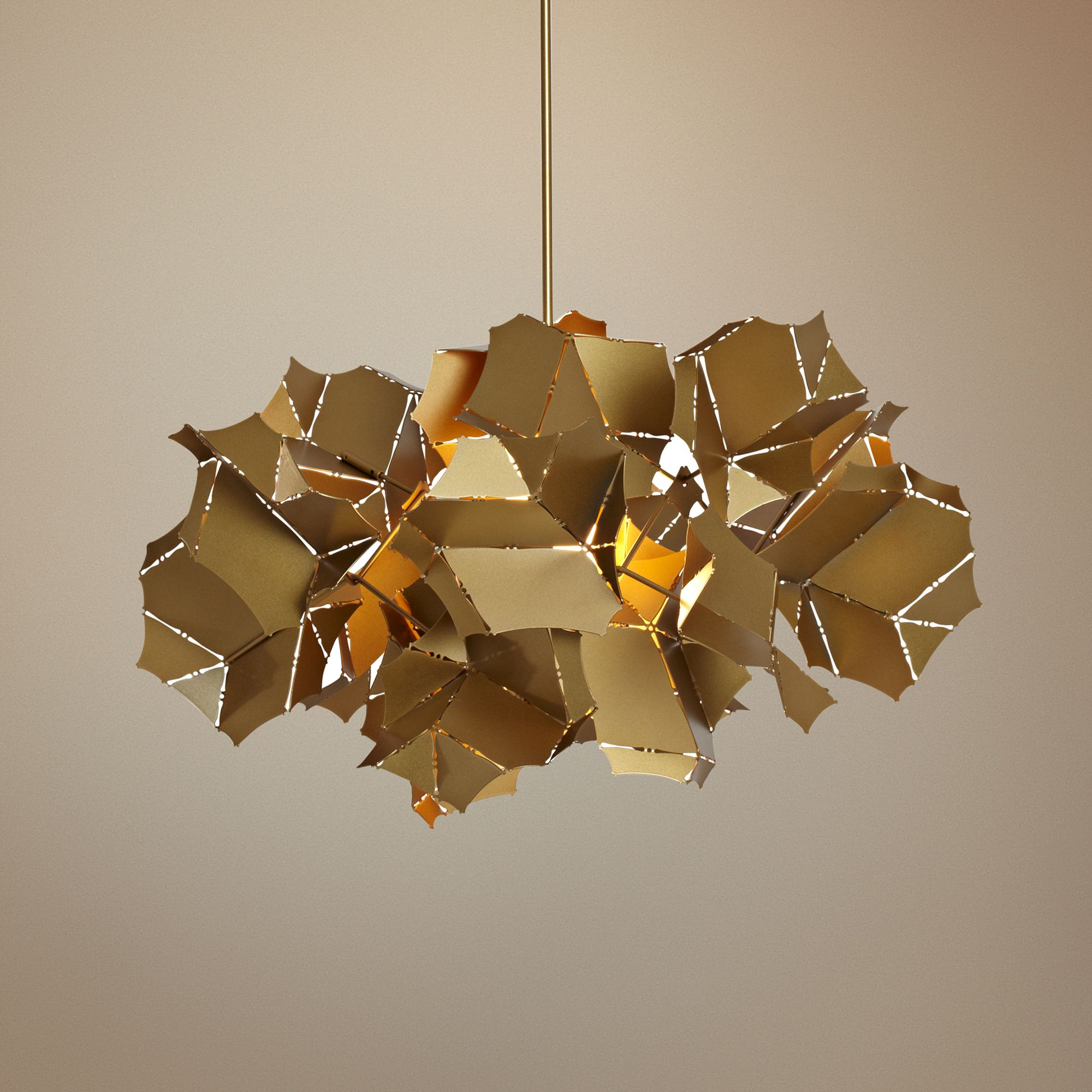 gold modern ceiling light