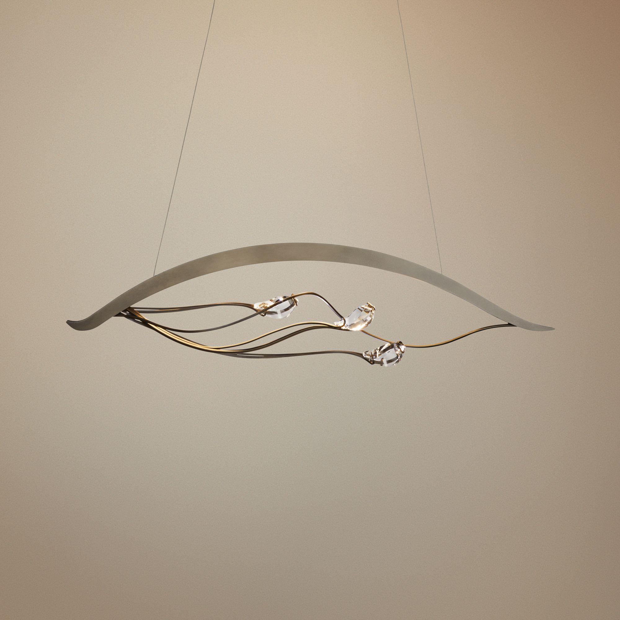 Synchronicity Courbe 30 1/2"W Smoke LED Pendant