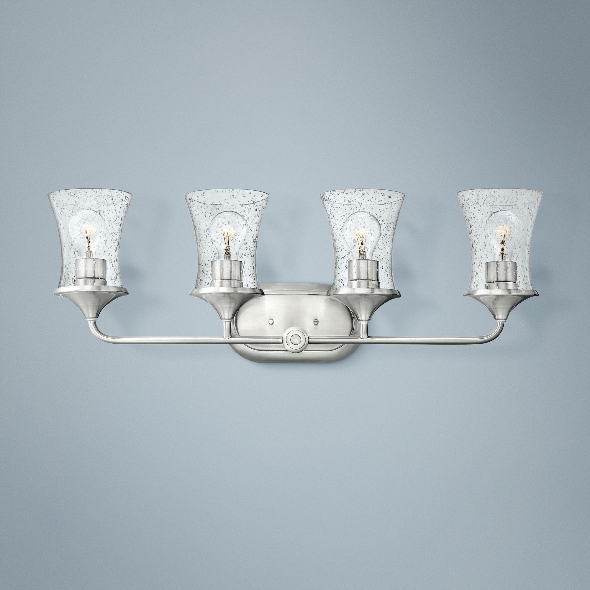 Hinkley Thistledown 30"W Brushed Nickel 4-Light Bath Light