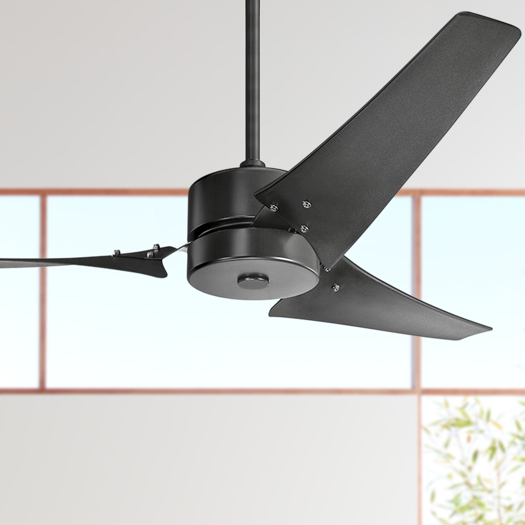 60" Kichler Motu Satin Black Ceiling Fan