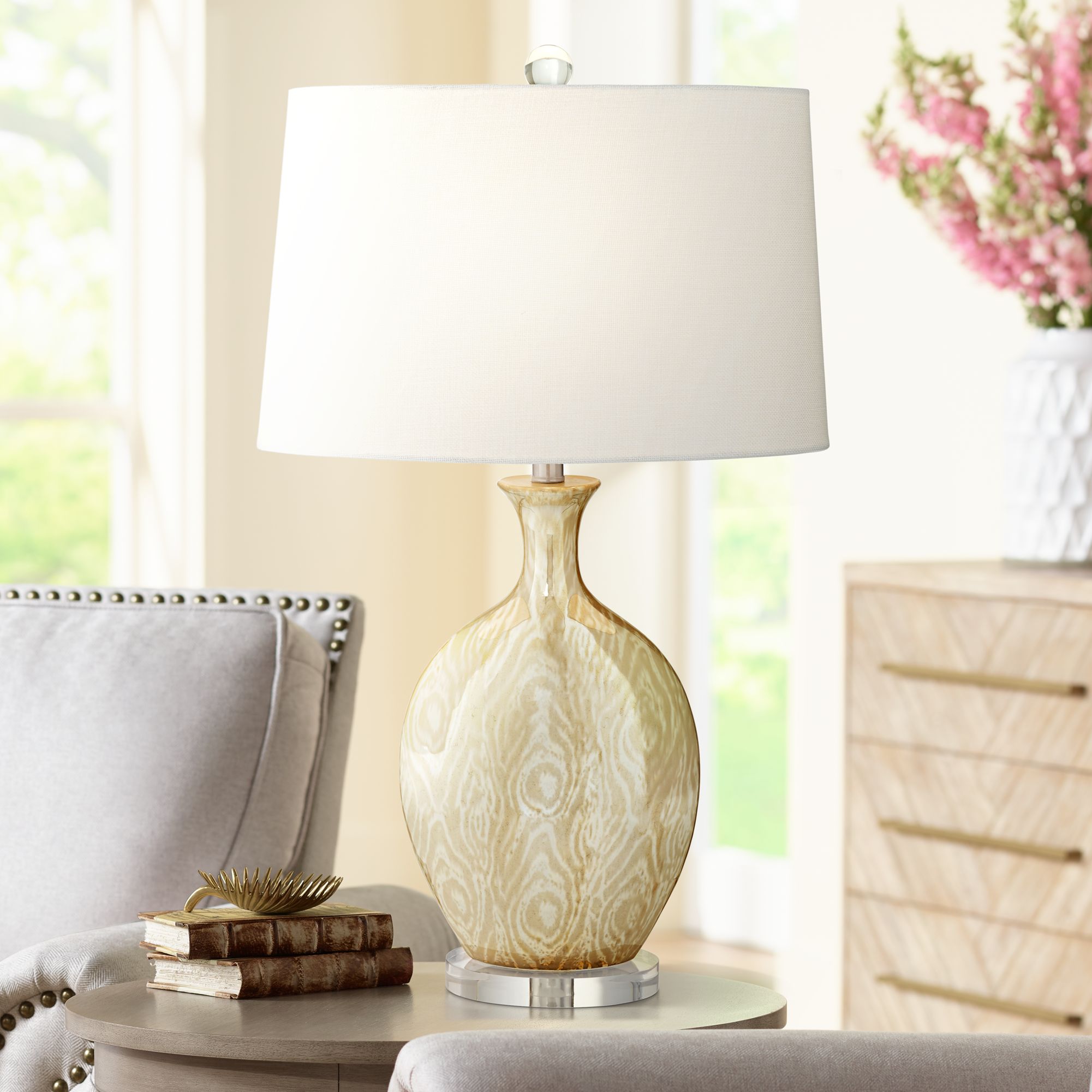 Possini Euro Steward Ceramic Table Lamp