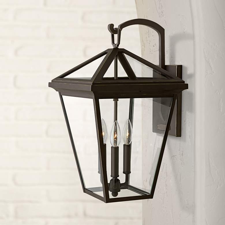 Alford Place 20 1/2&quot;H Oil Rubbed Bronze Outdoor Wall Light