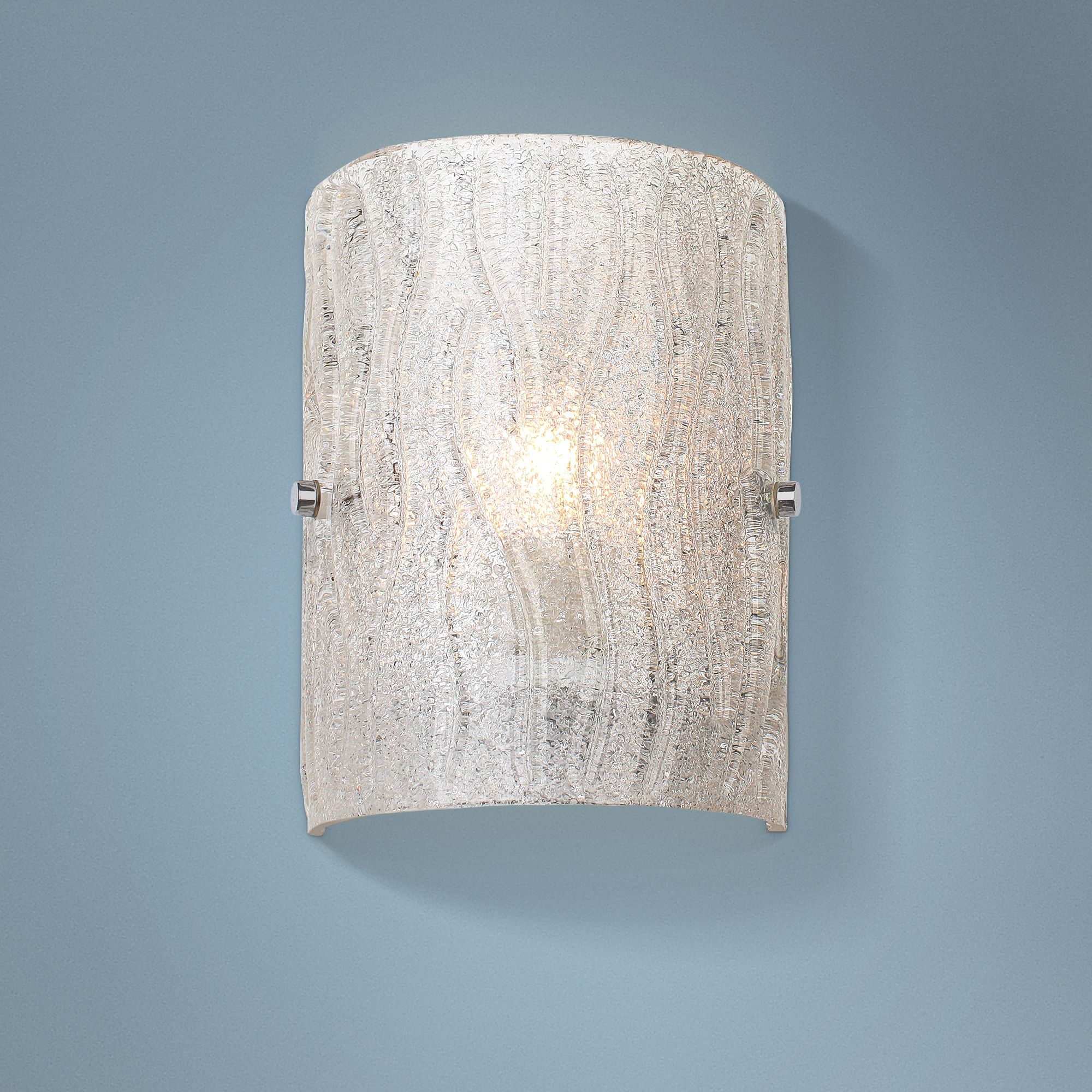 Varaluz Brilliance 8" High Chrome Wall Sconce