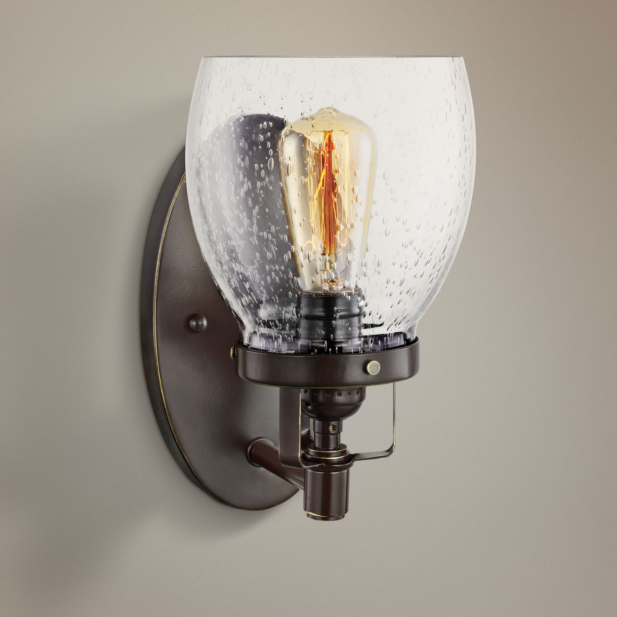 Belton 9 3/4" High Heirloom Bronze Wall Sconce