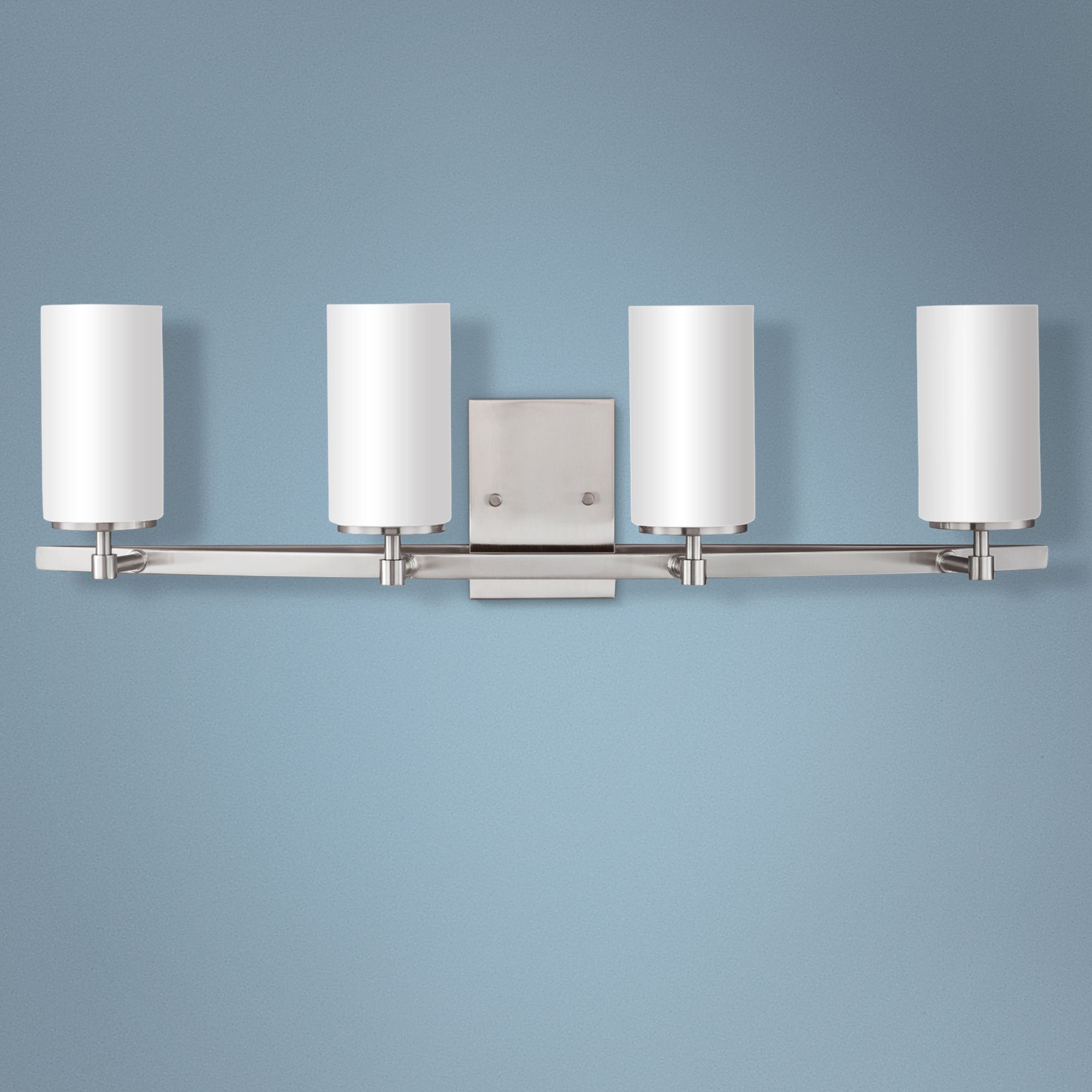 Alturas 30 1/2" Wide Brushed Nickel 4-Light Bath Light