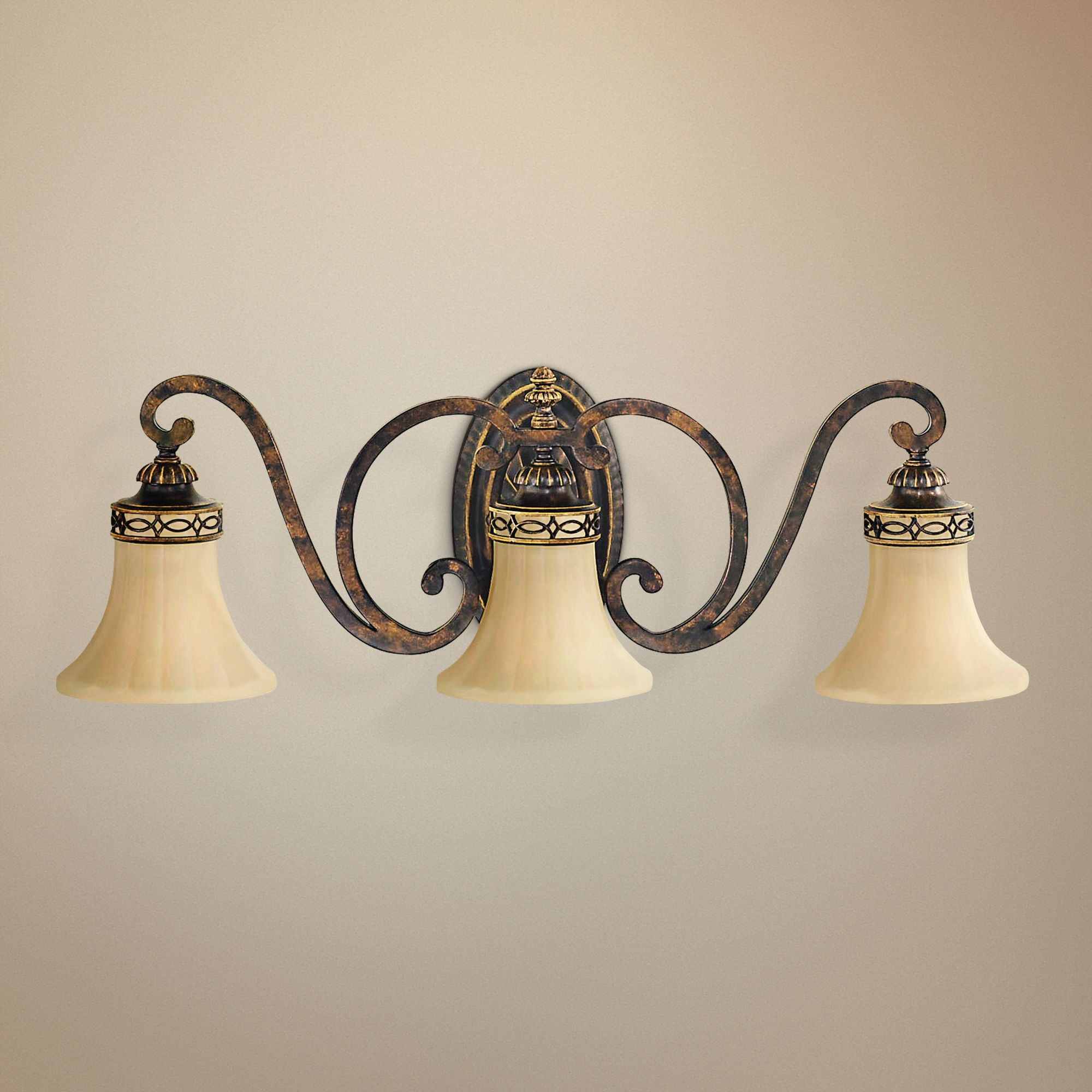 Feiss Edwardian Collection 27" Wide Bathroom Light Fixture
