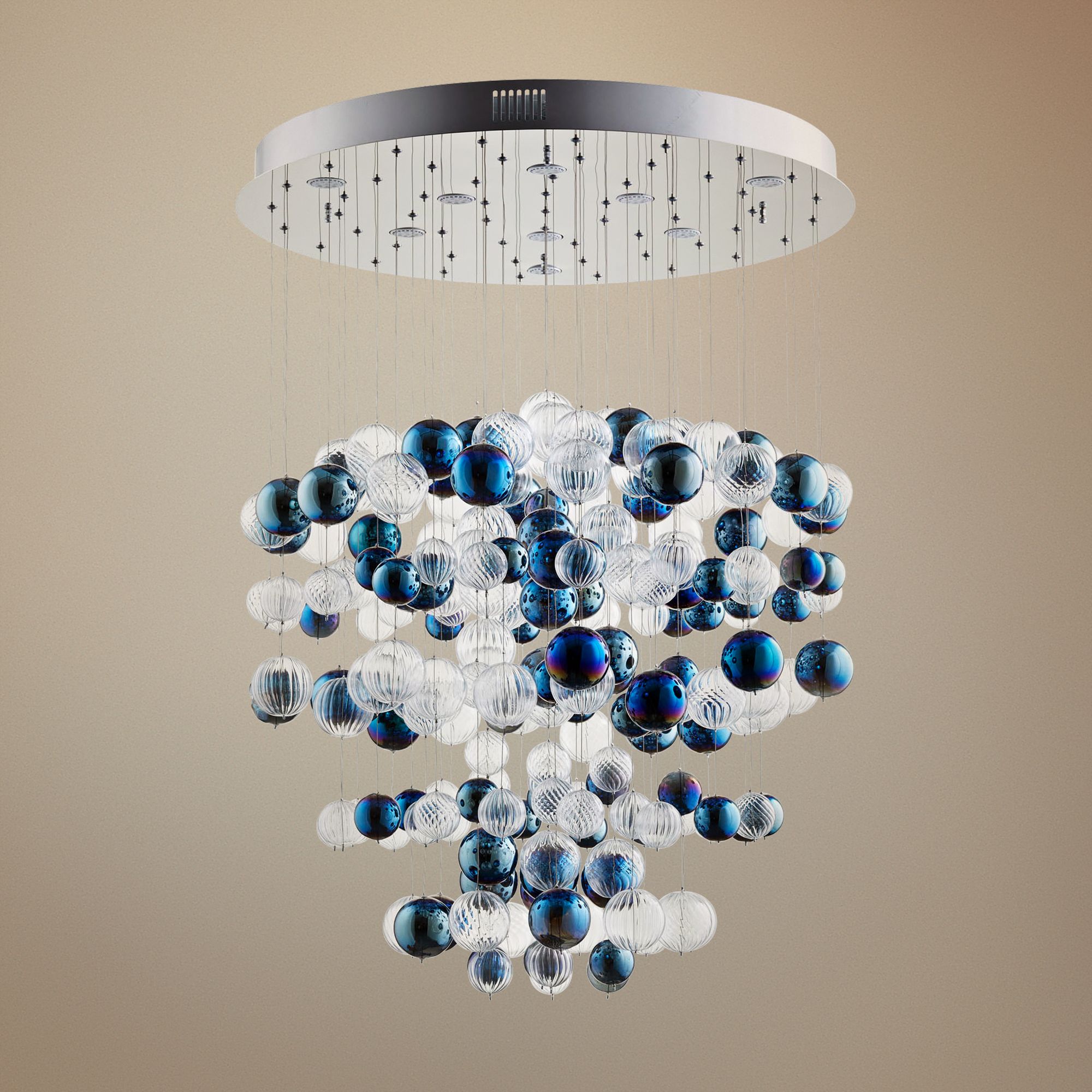 Cyan Design Champagne Circus 33 1/2"W Chrome Pendant Light