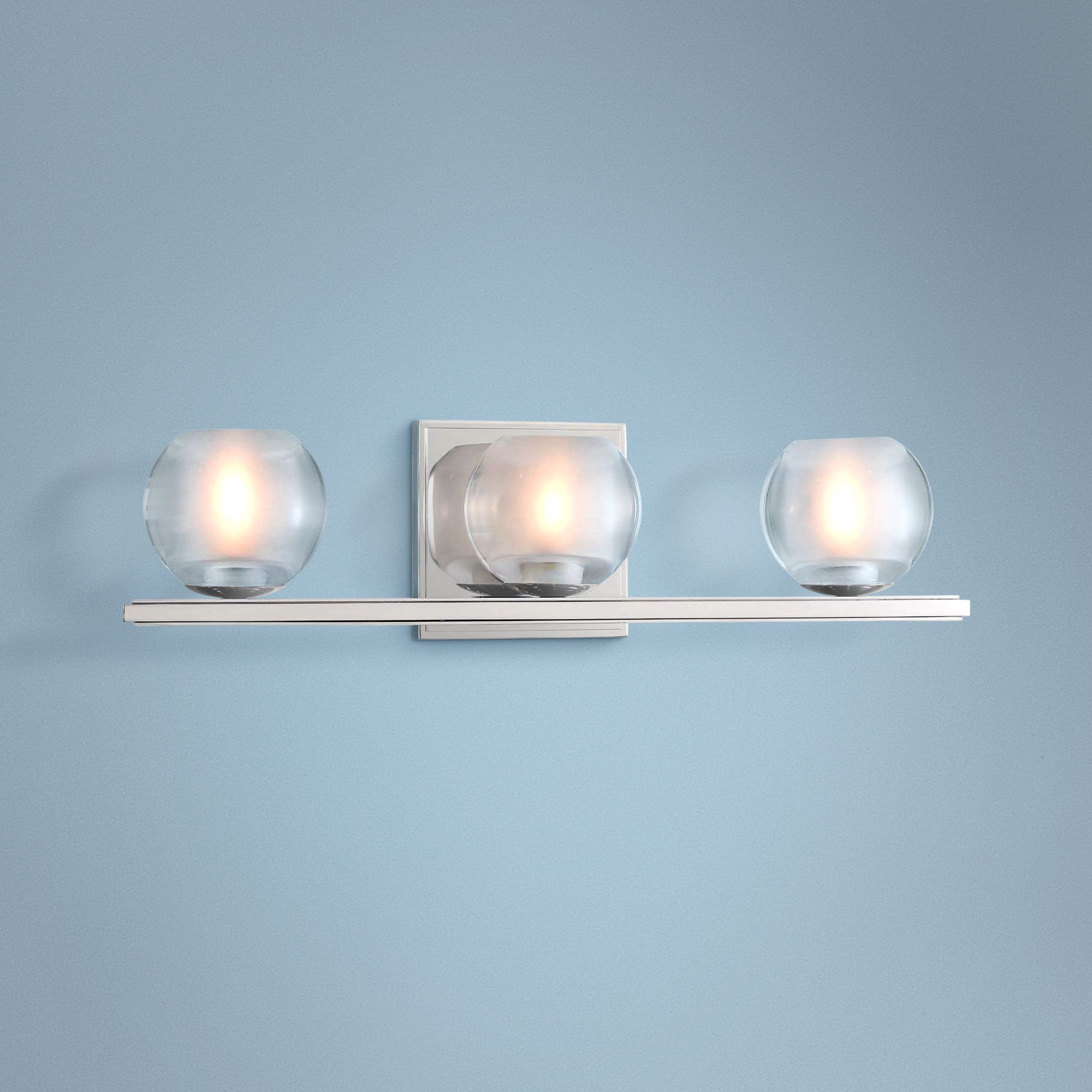 Corona 19" Wide Chrome 3-LED Bath Light