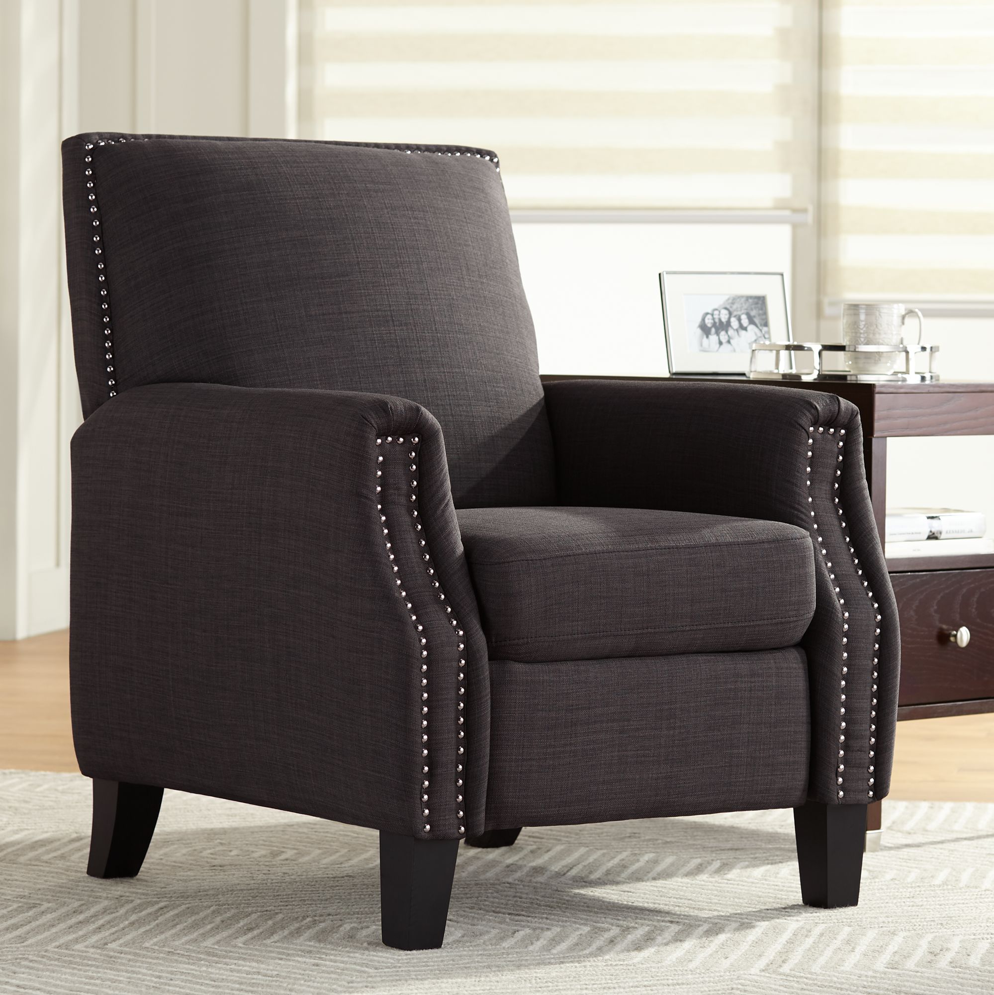 Romeo Heirloom Charcoal 3-Way Recliner Chair