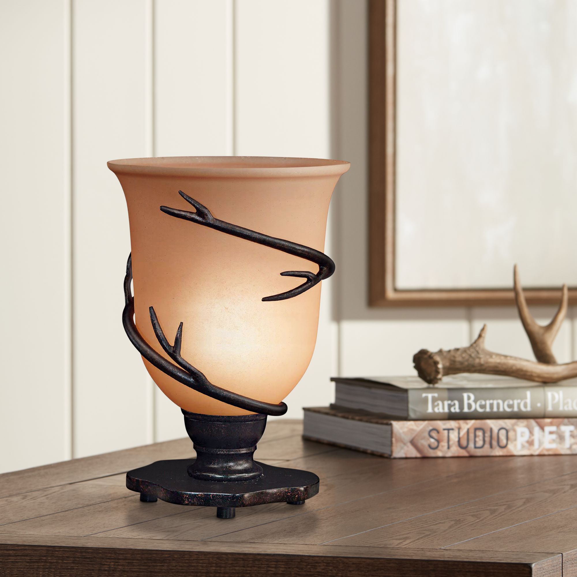 Kenroy Home Twigs Bronze Torchiere Accent Table Lamp 23P39 Lamps Plus