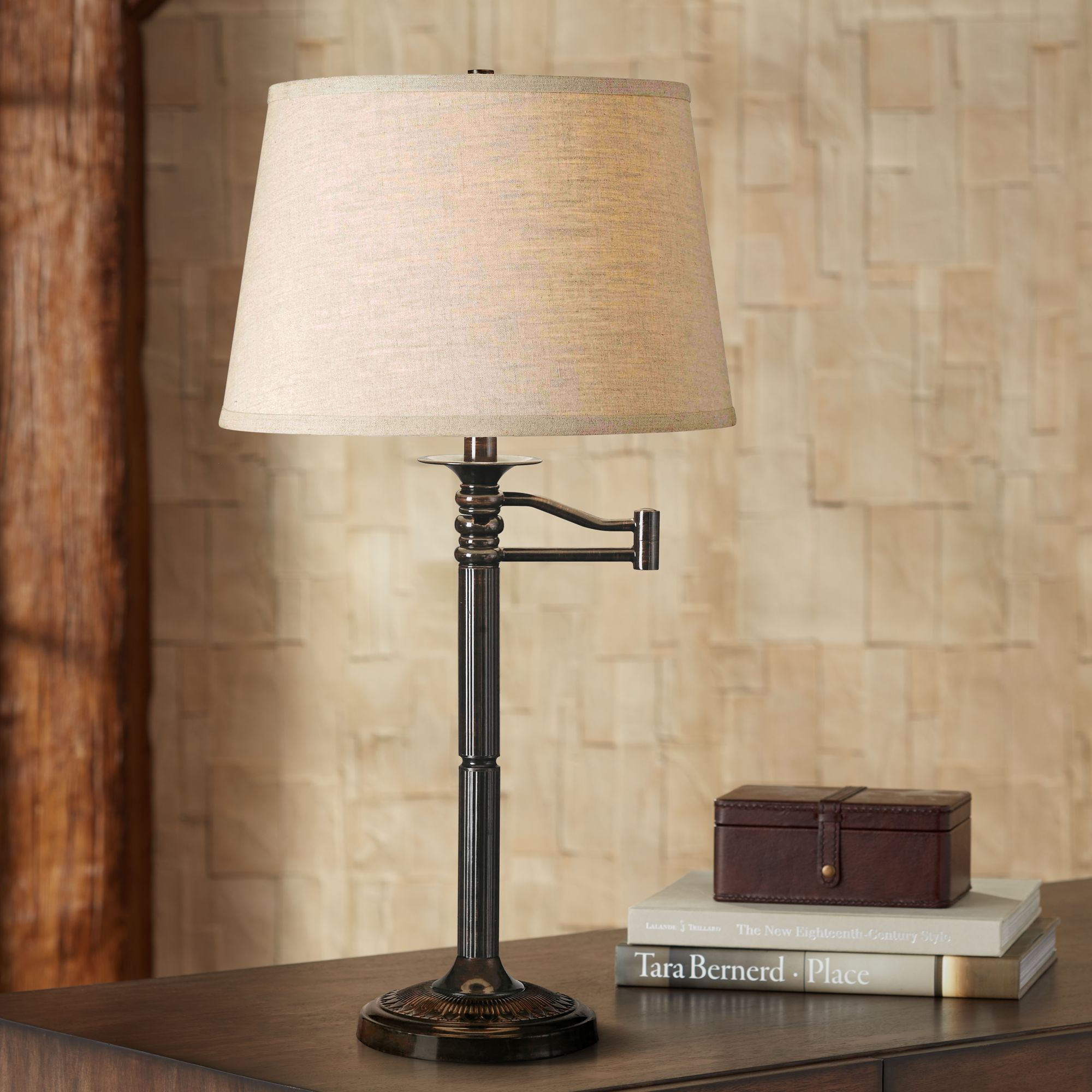 Kenroy Home Riverside Copper Bronze Table Lamp