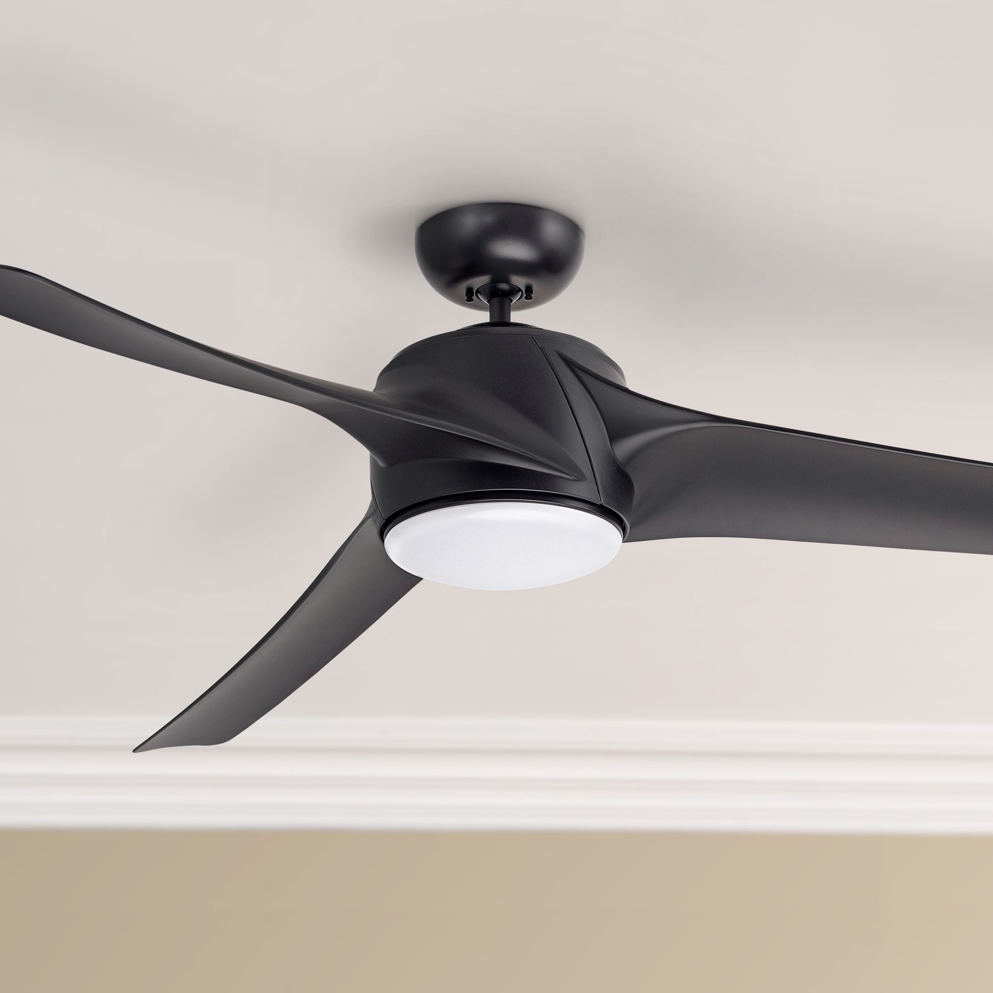 60 Emerson Luray Eco Barbeque Black Led Ceiling Fan 23t69