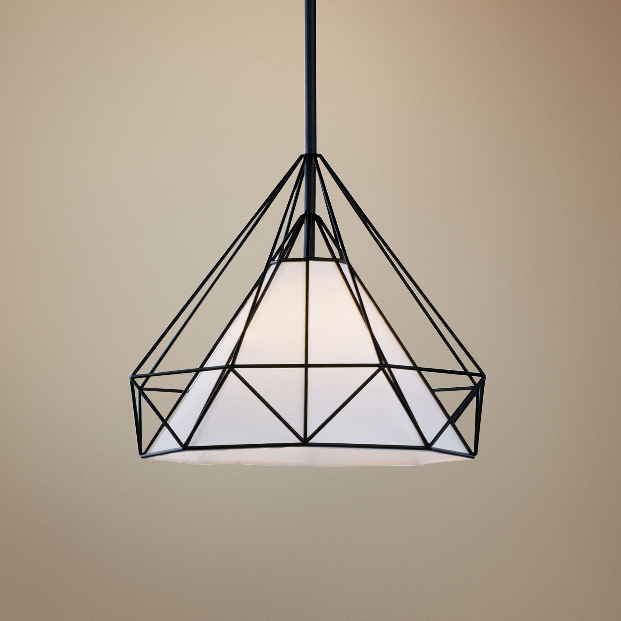 Maxim Teepee 19 3/4" Wide Black Pendant Light