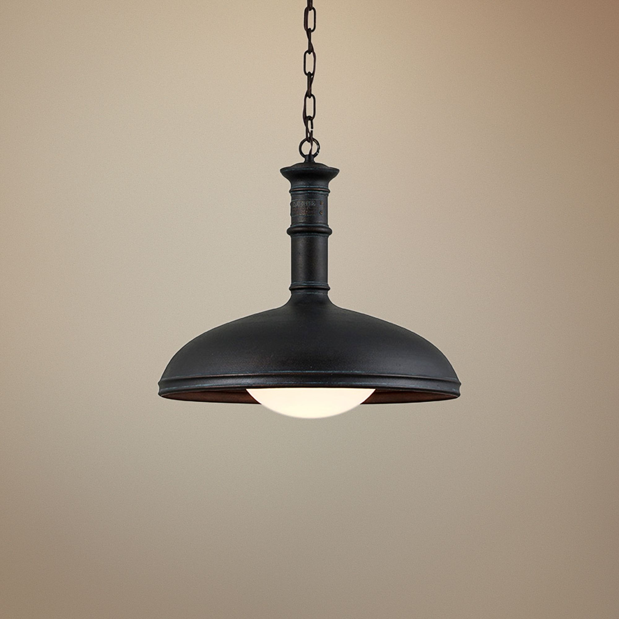 Brewery 20" Wide Vintage Patina Bronze Pendant Light