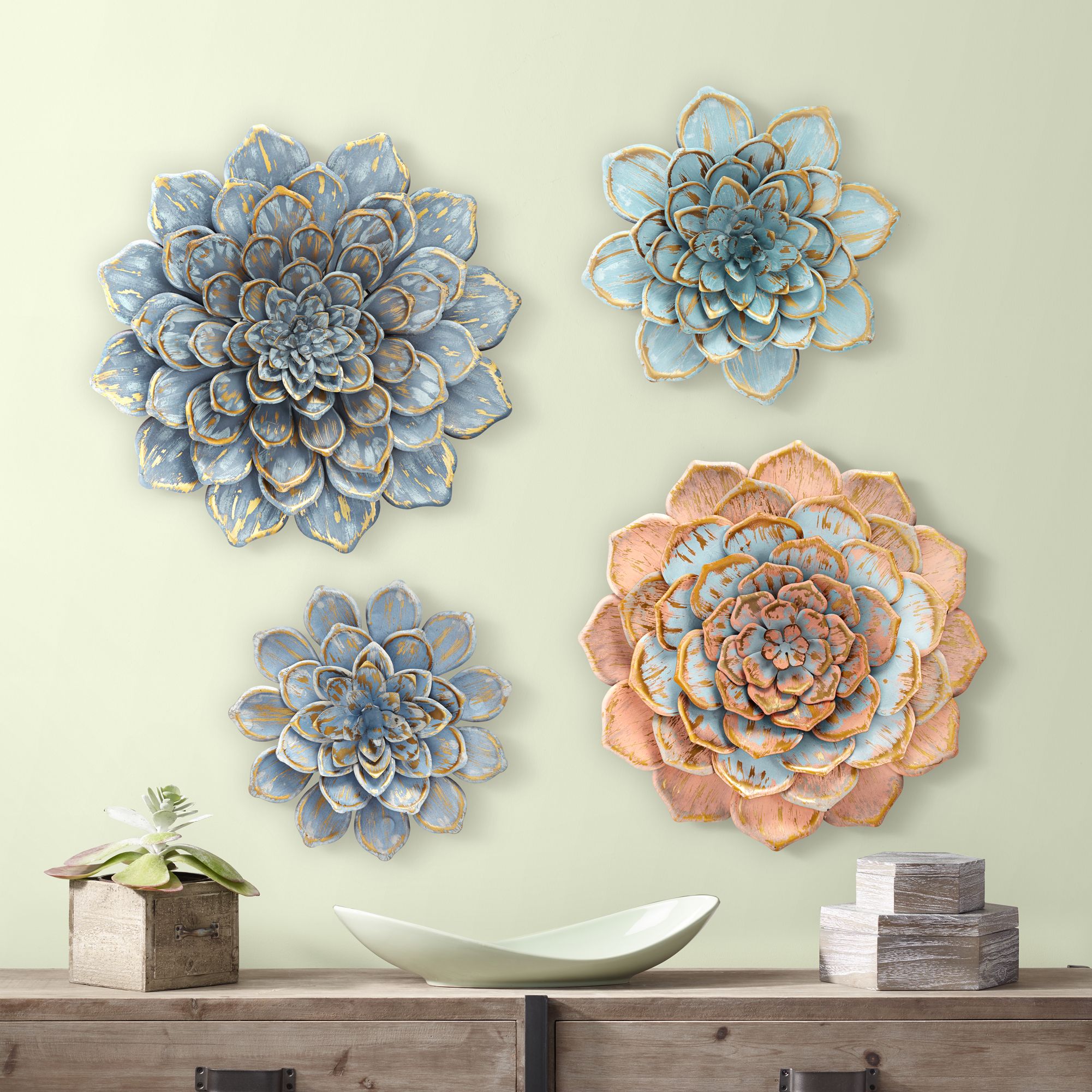 Botanical, Metal Wall Art, Wall Art Lamps Plus
