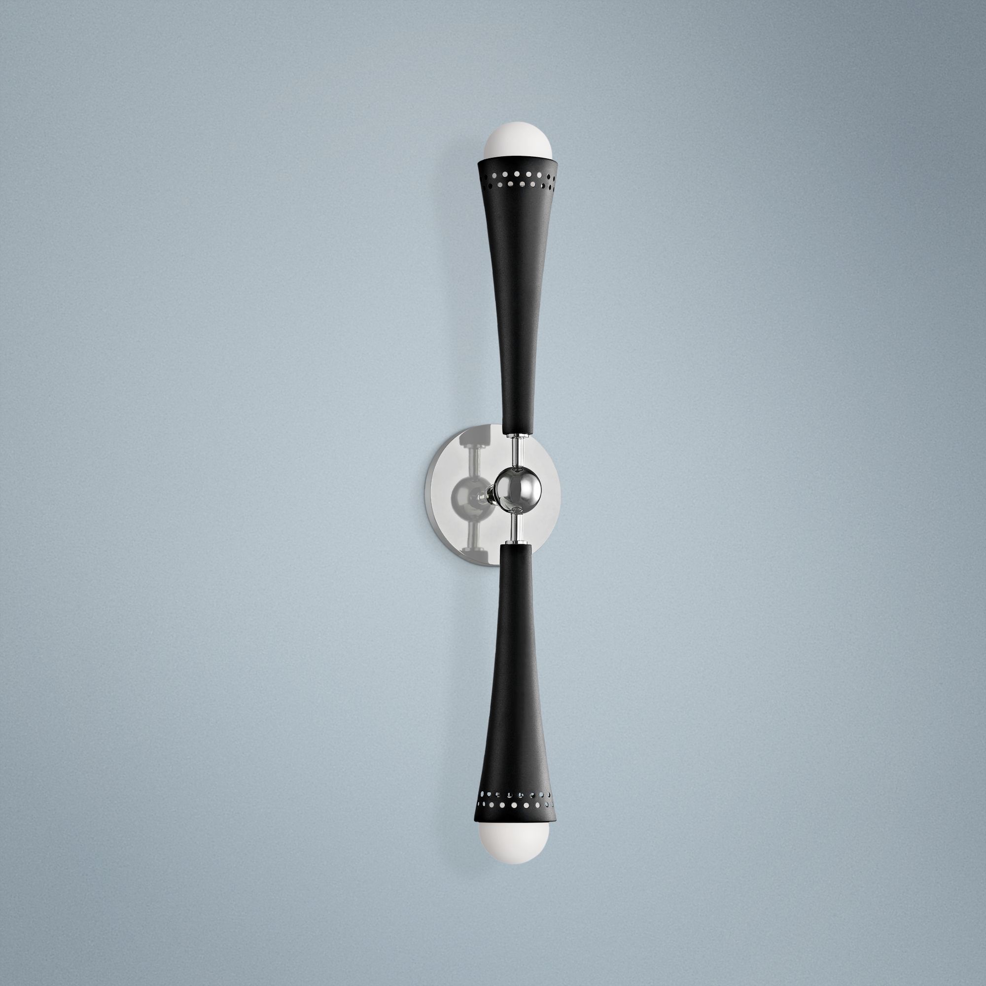 Hudson Valley Tupelo 23" High Polished Nickel 2-LED Wall Sconce