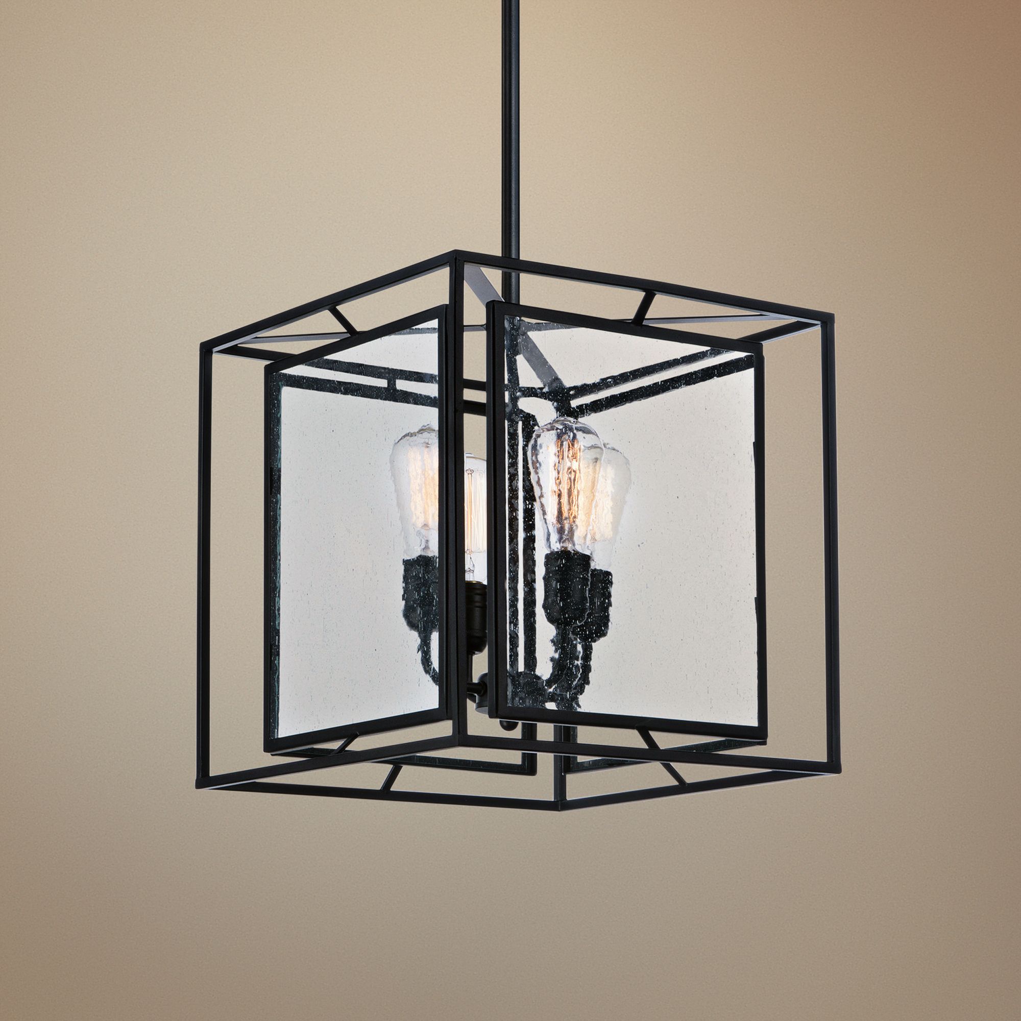 Maxim Era 15 3/4" Wide Black 5-Light Pendant