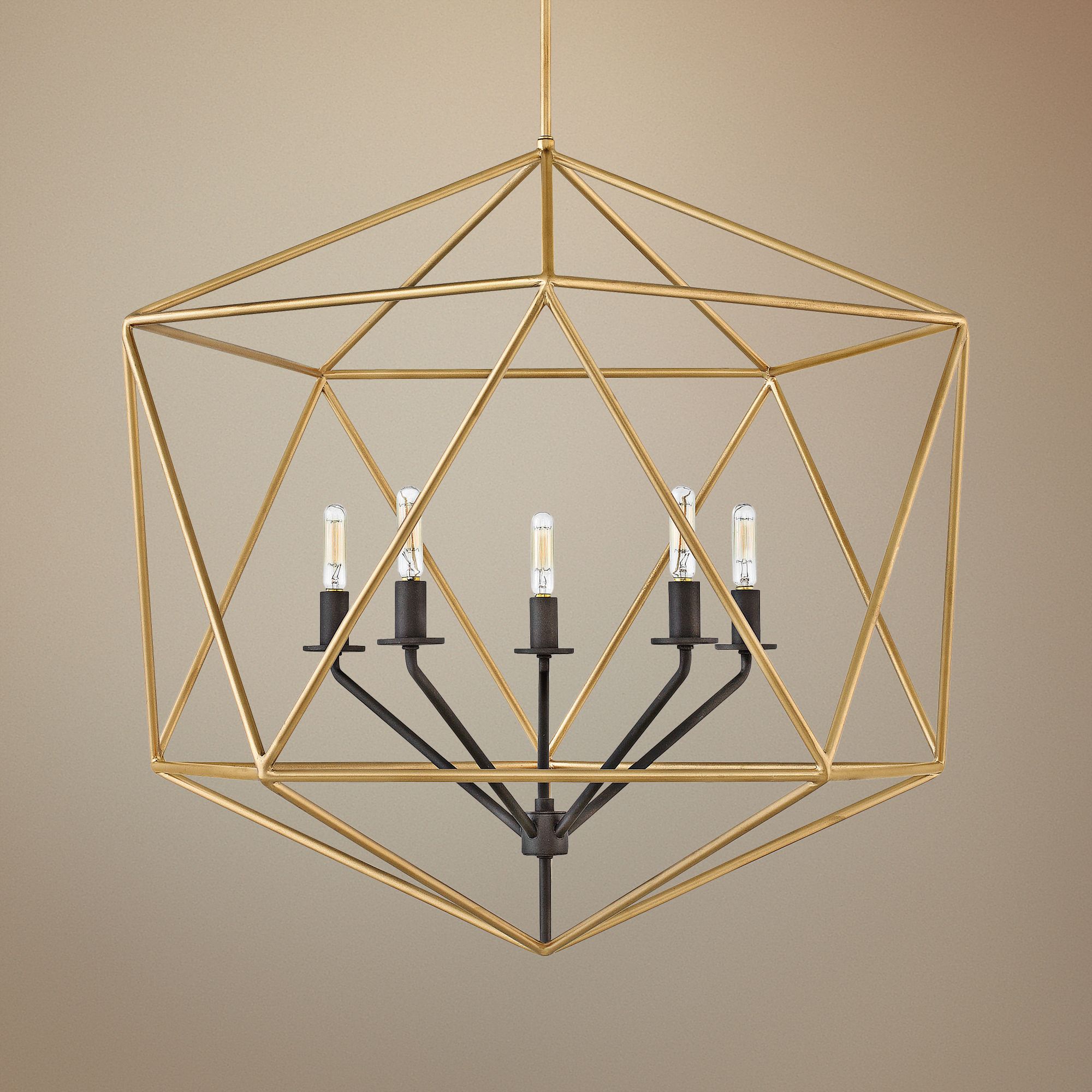 Hinkley Astrid 28" Wide Deluxe Gold 6-Light Chandelier