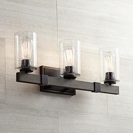 Rustic Bathroom Lighting Vanity Light Designs Lamps Plus