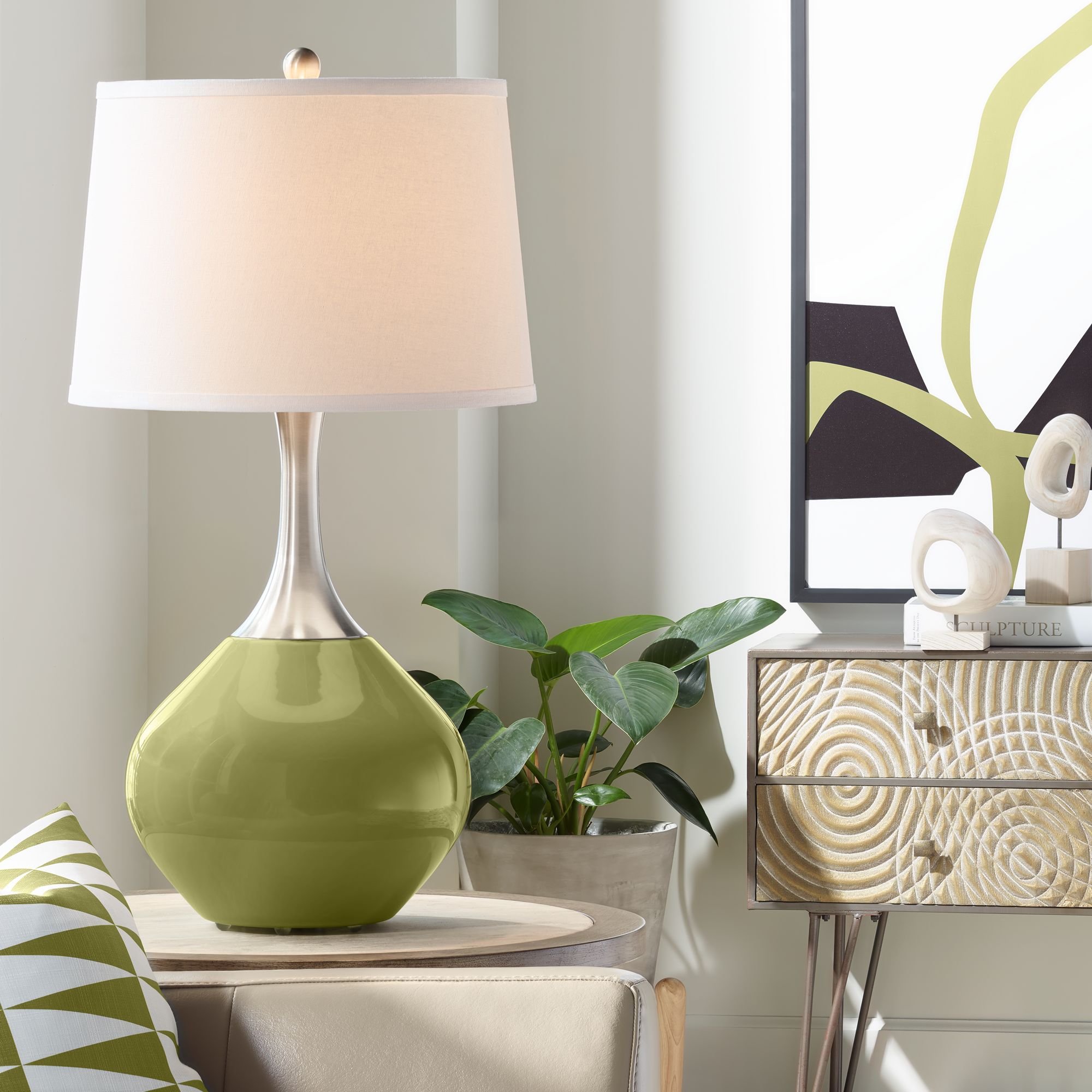 Rural Green Spencer Table Lamp – Stylish, Modern Lighting Fixture
