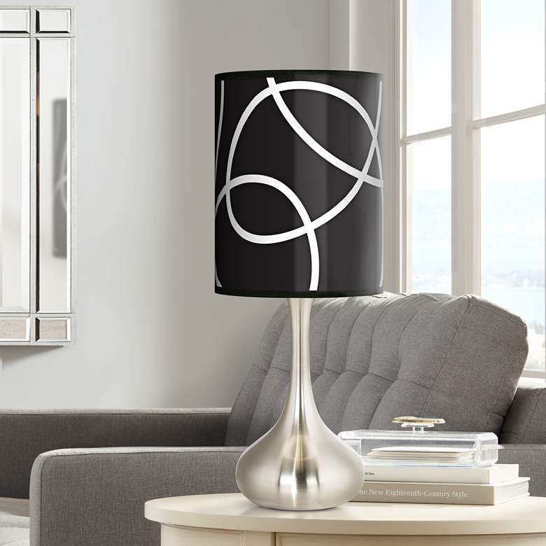 Abstract Giclee Droplet Table Lamp