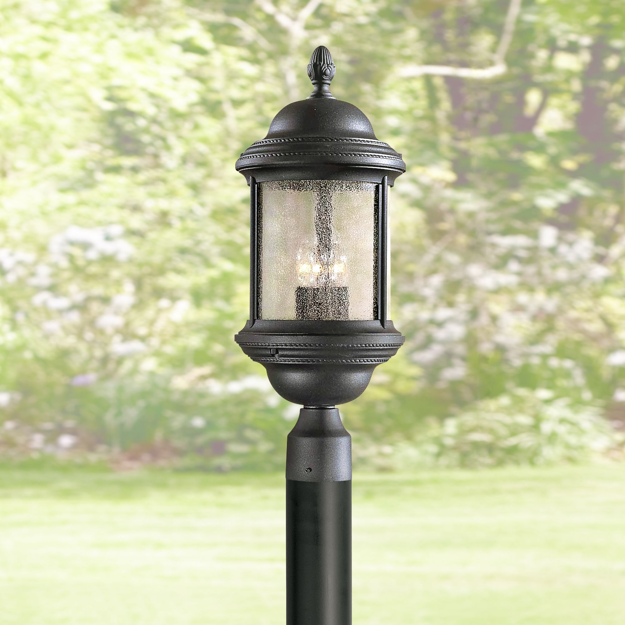 Hancock Collection 21 1/2 High Outdoor Post Mounted Light 28972