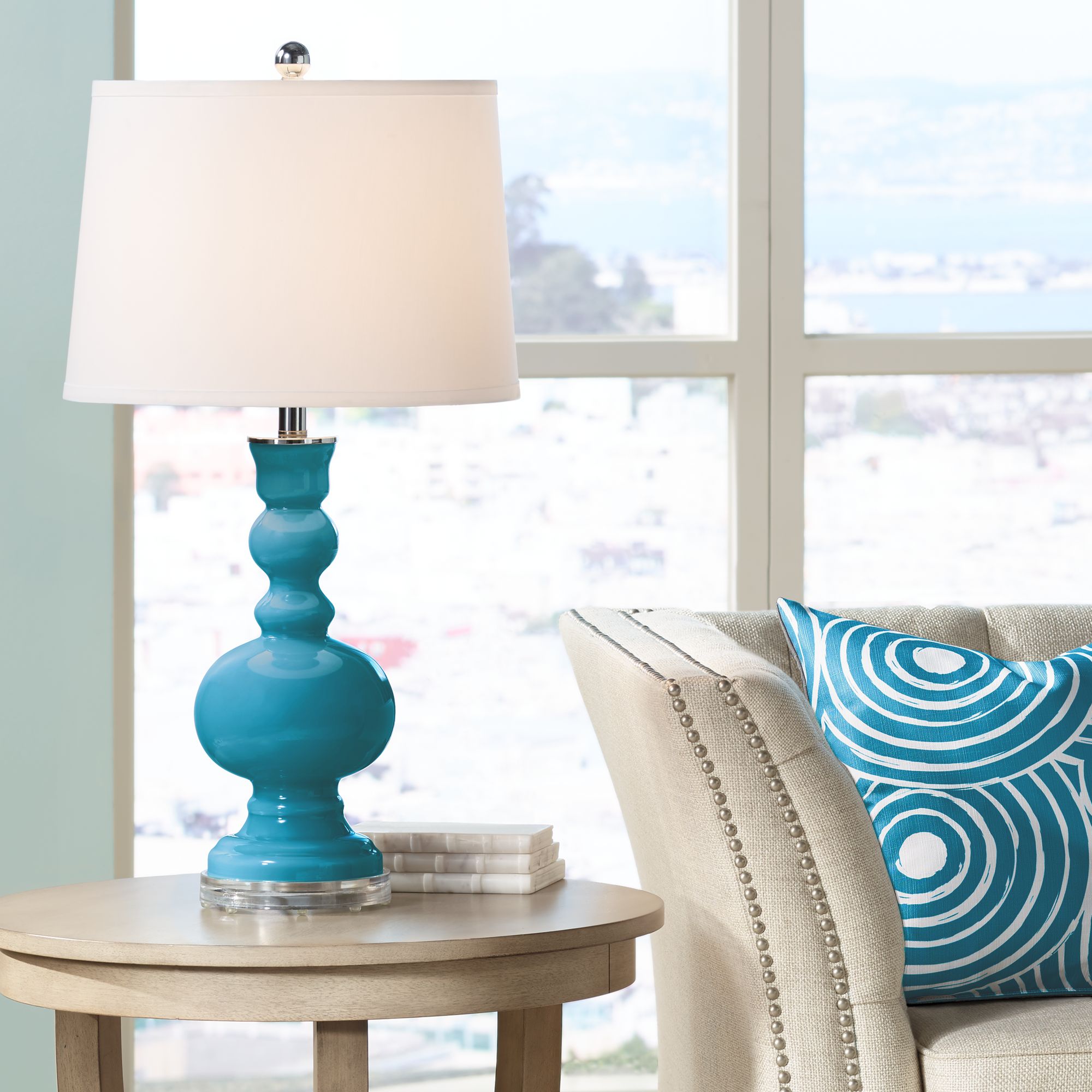 Caribbean Sea Apothecary Table Lamp - #29F46 | Lamps Plus
