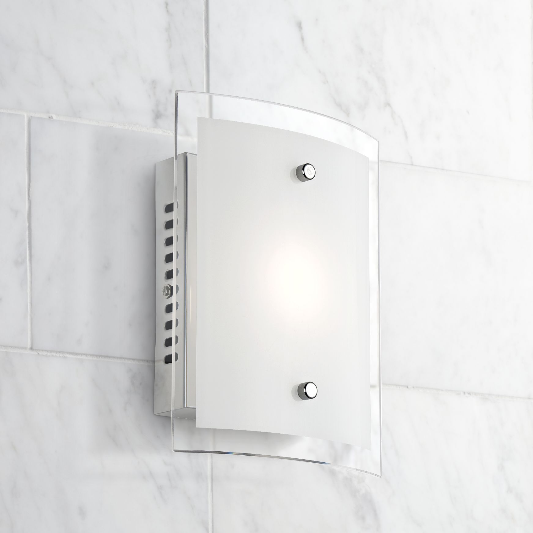 Possini Euro Elmont 8 1/4" High Chrome LED Wall Sconce