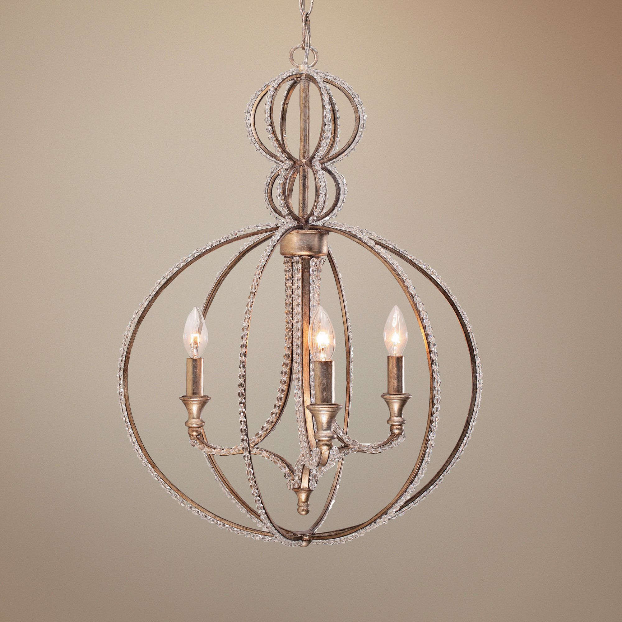 Garland 18" Wide Twilight Crystal Chandelier