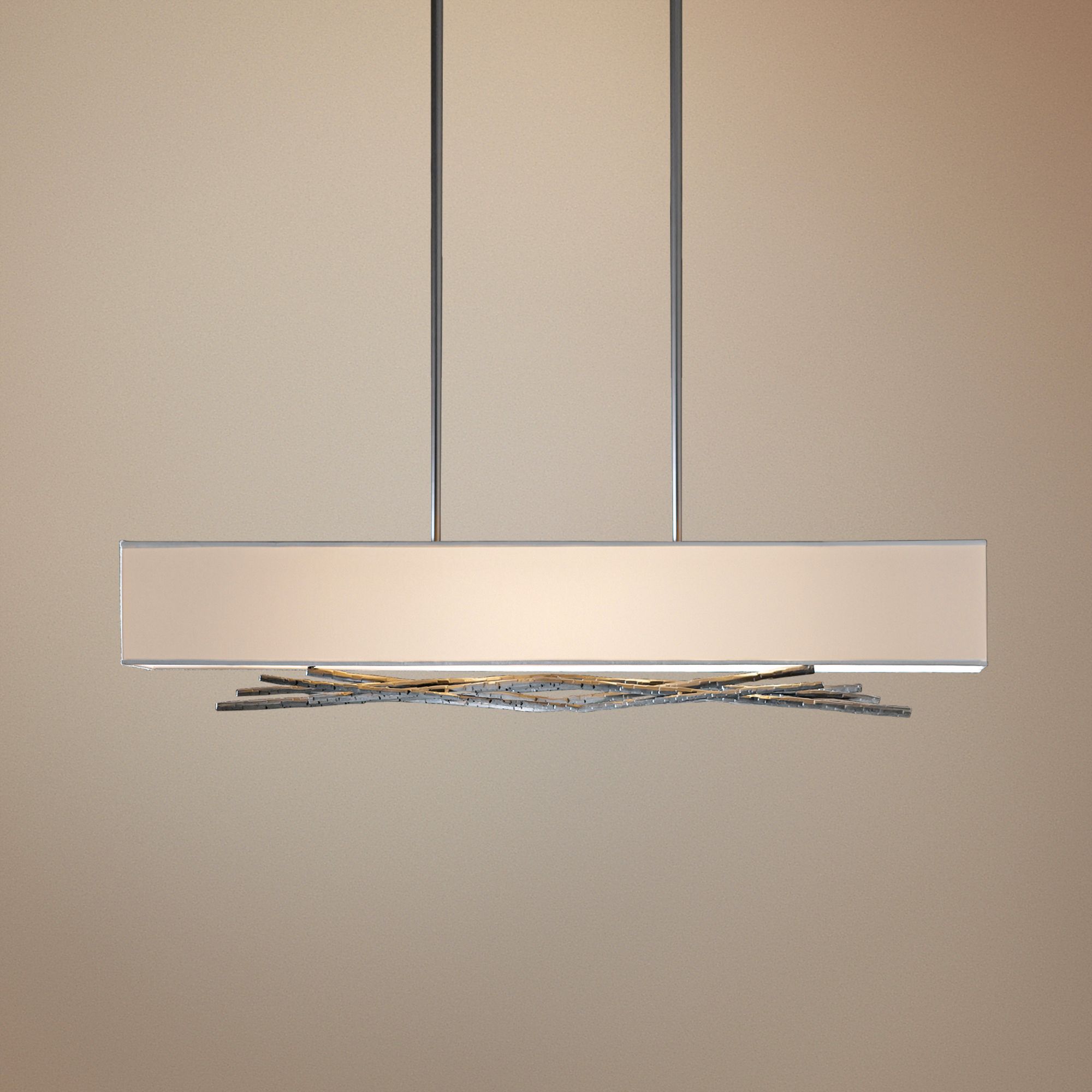 Brindille 42" Wide Steel Kitchen Island Light Chandelier