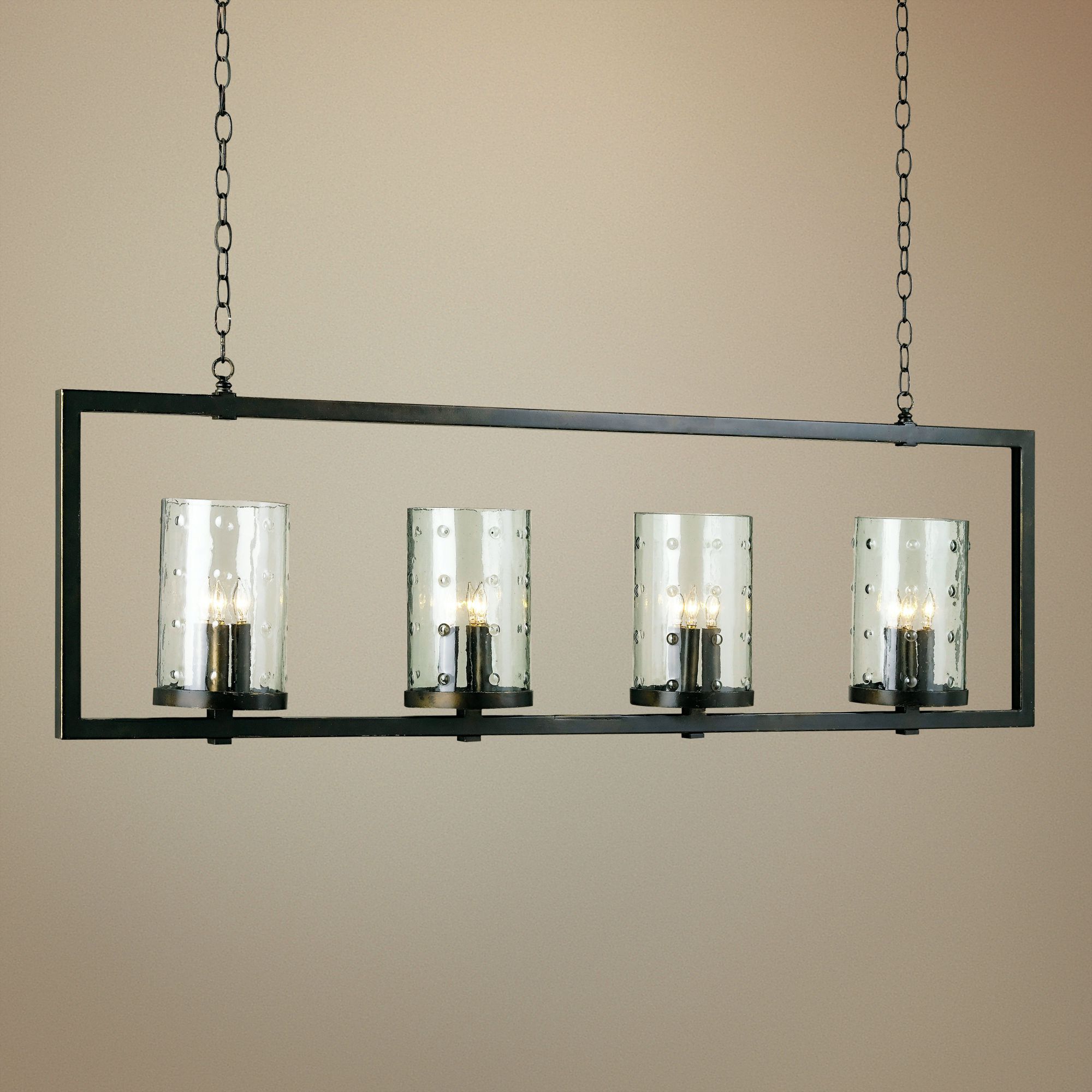 Currey and Company Longhope 55" Wide Bronze Chandelier