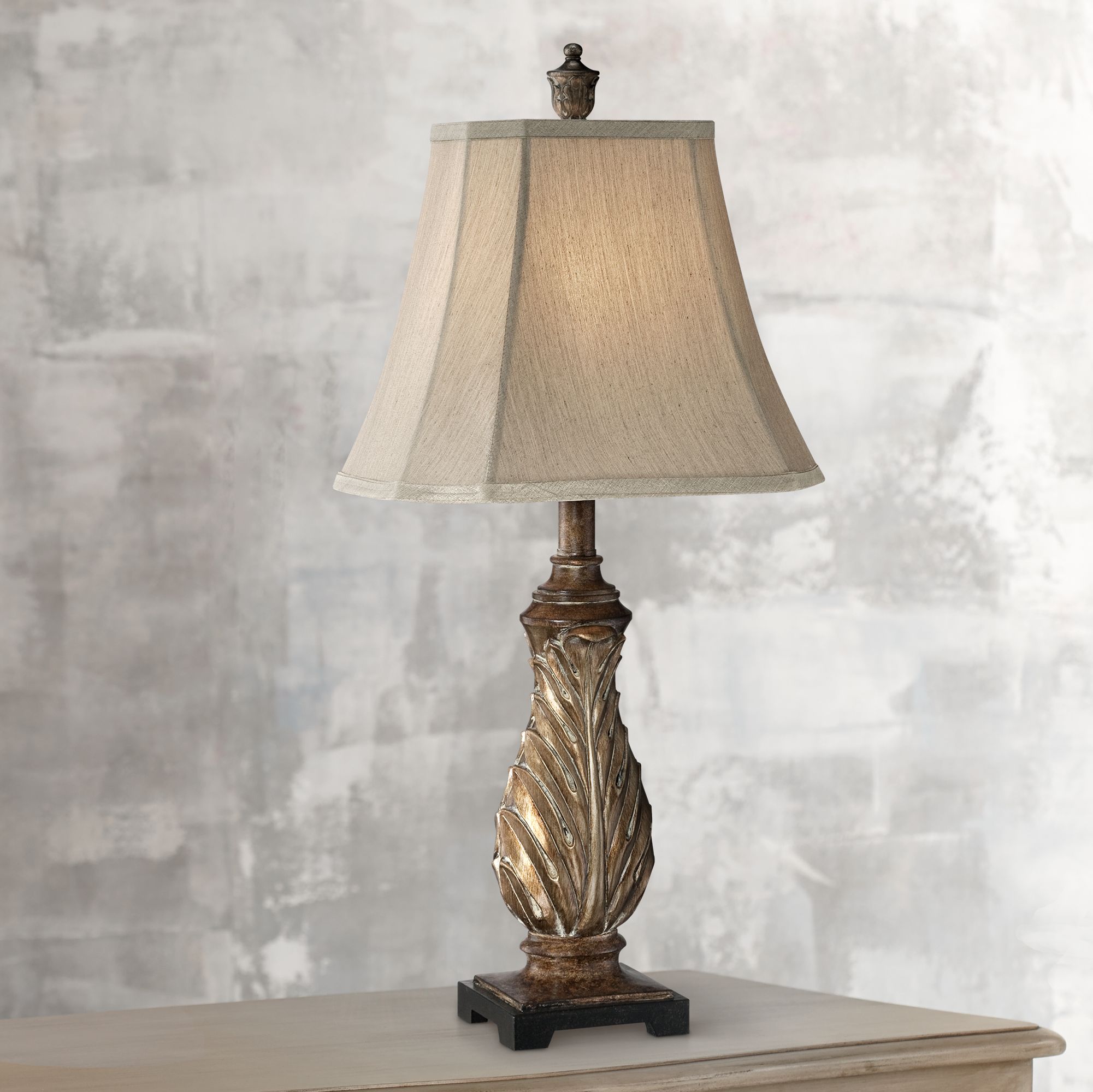 buckhead bronze urn table lamp