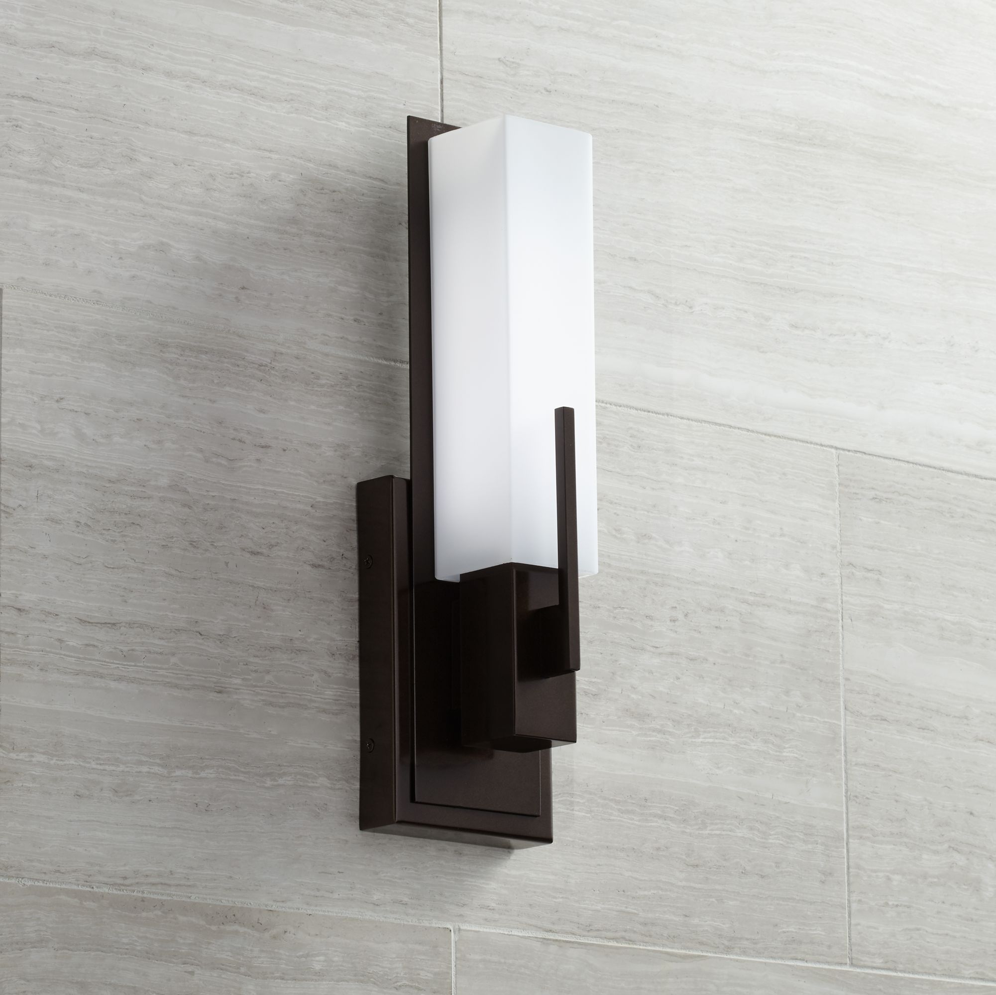 Possini Euro Design Midtown 15" High Bronze LED Wall Sconce