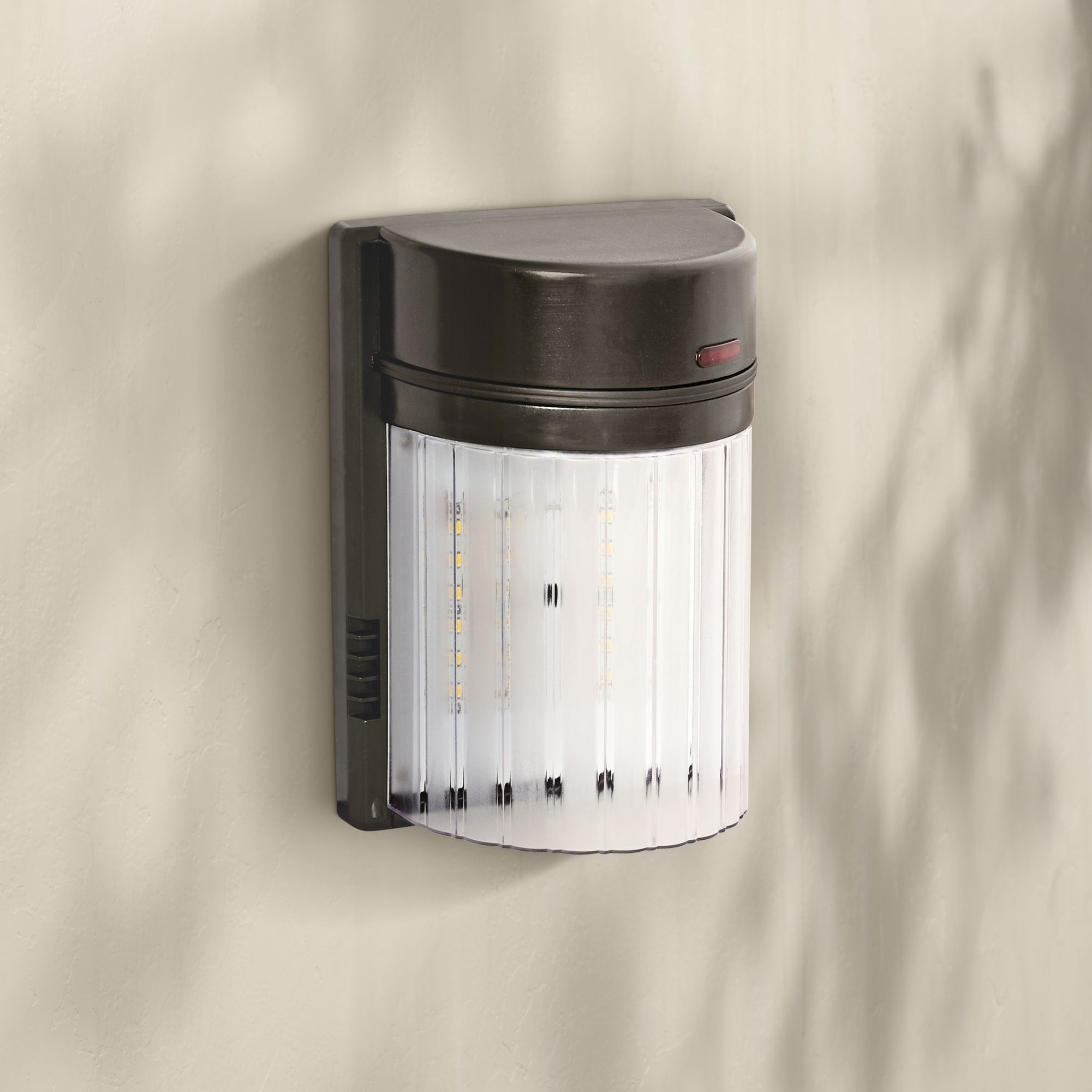 Bronze 10" High Dusk to Dawn LED Outdoor Floodlight