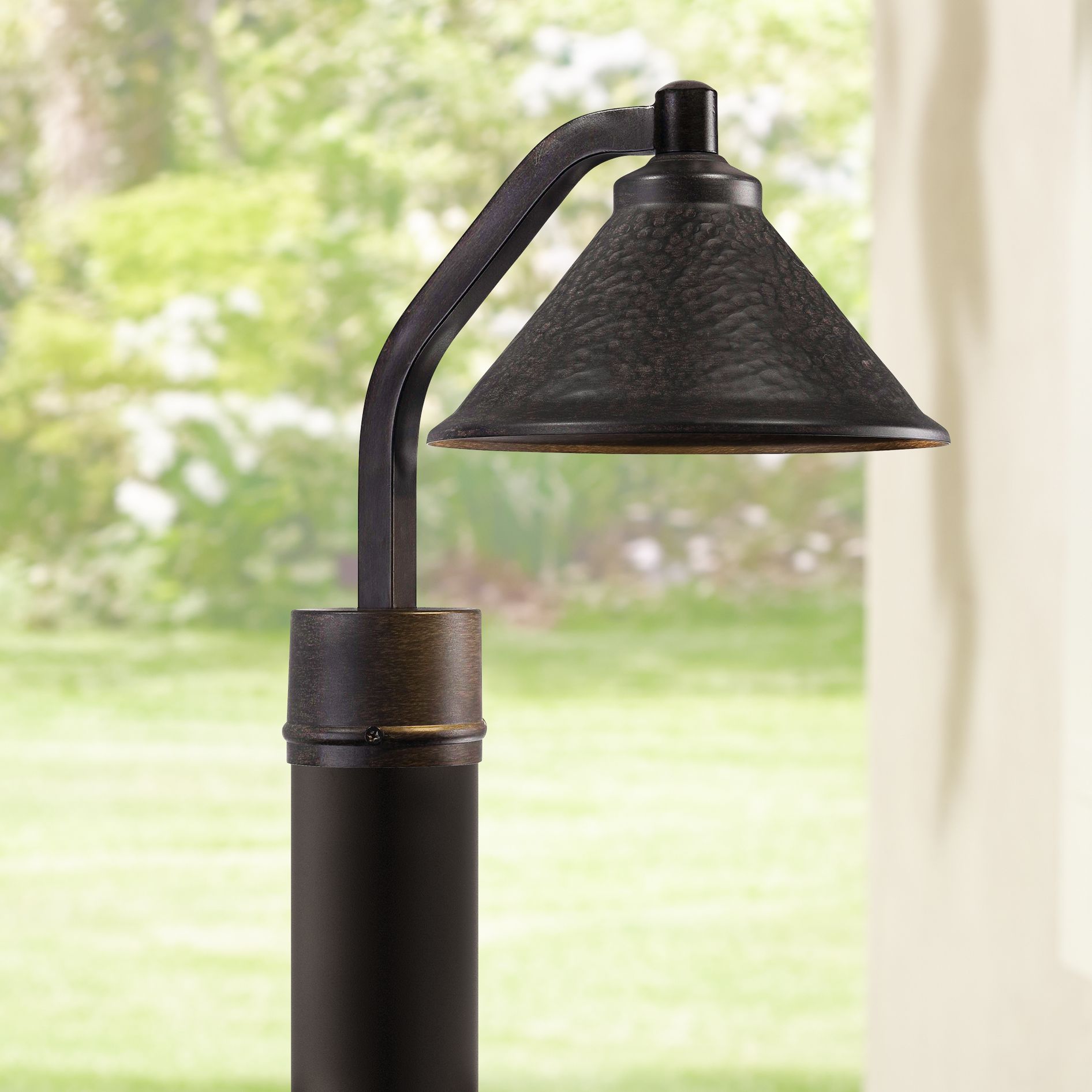 Kirkham Bronze 11 High Dark Sky LED Outdoor Post Light 2N465   2N465cropped.fpx