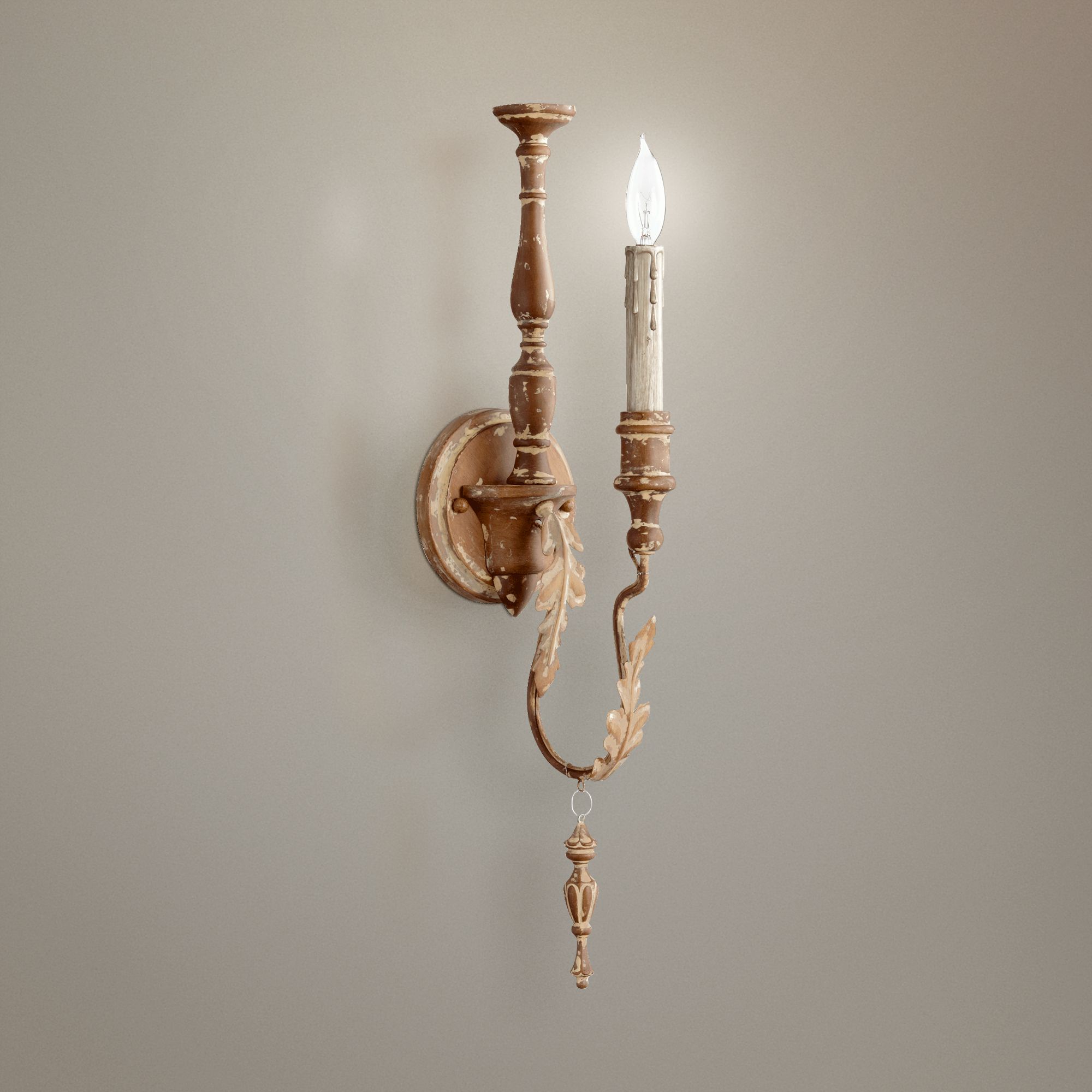Quorum Salento Collection 22" High French Umber Sconce
