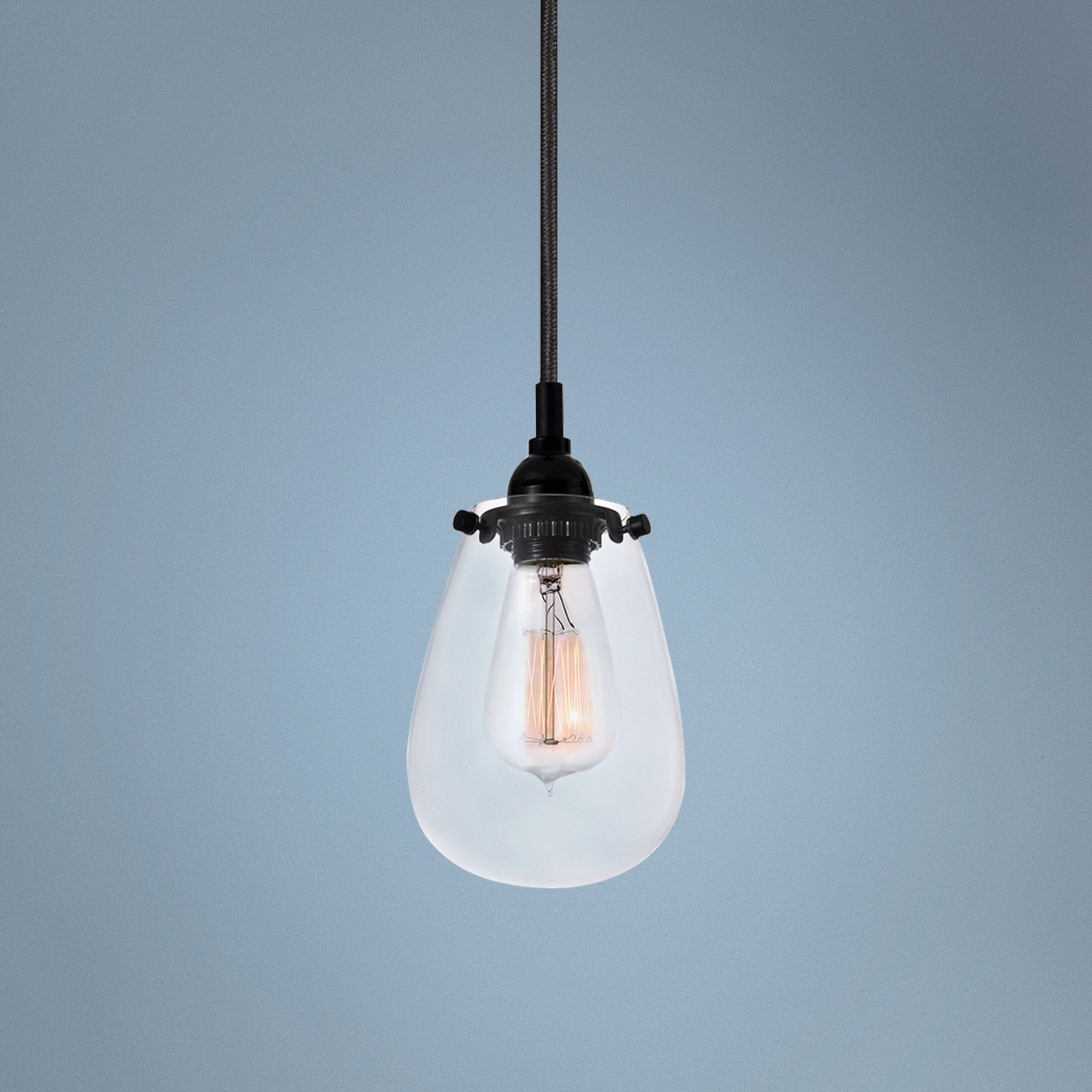 Sonneman Chelsea 4 1/2" Wide Satin Black Mini Pendant