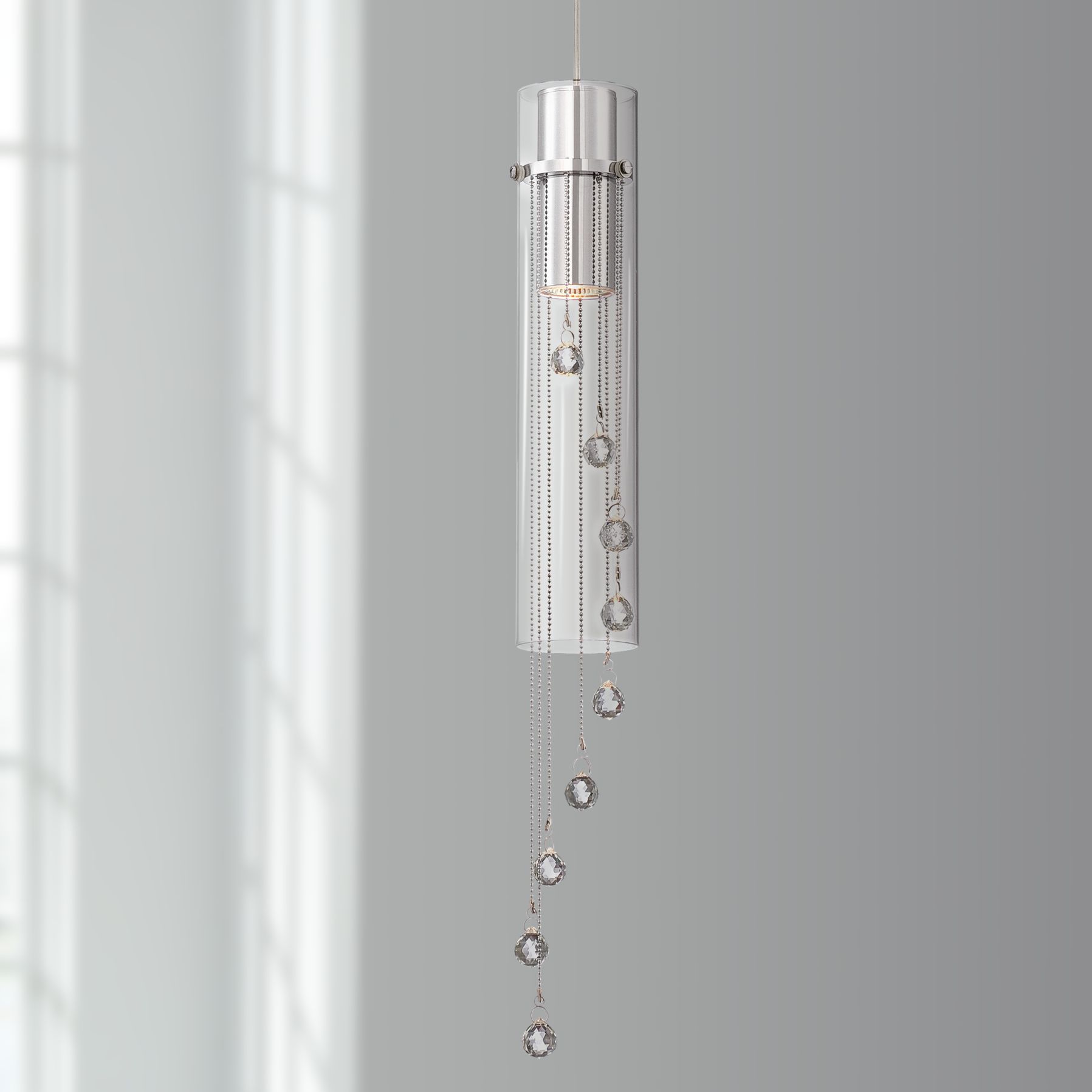 Possini Euro Savona 3" Wide Crystal Mini Pendant Light