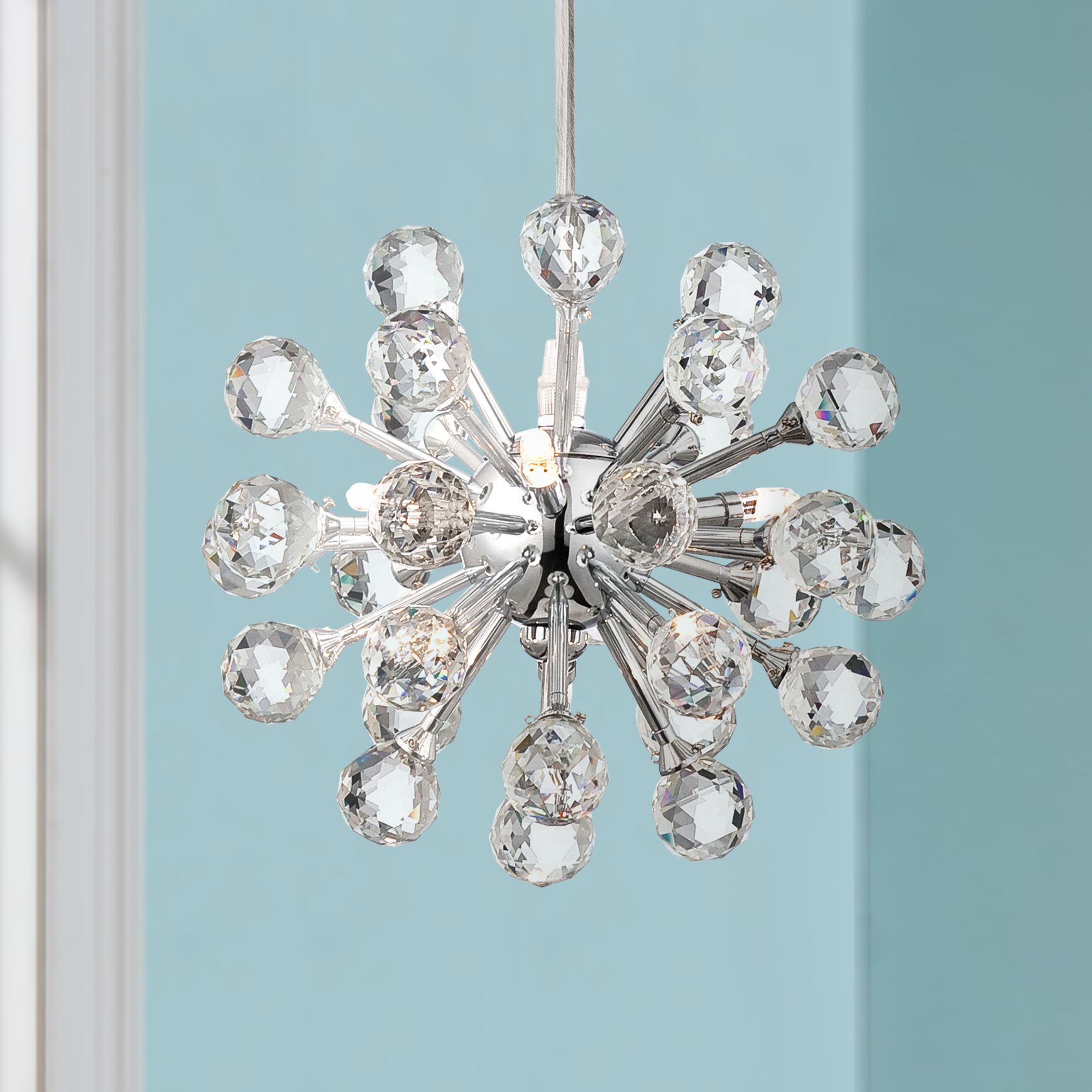 Possini Euro Design Cassiopeia 8 1/2"W Crystal Mini Pendant