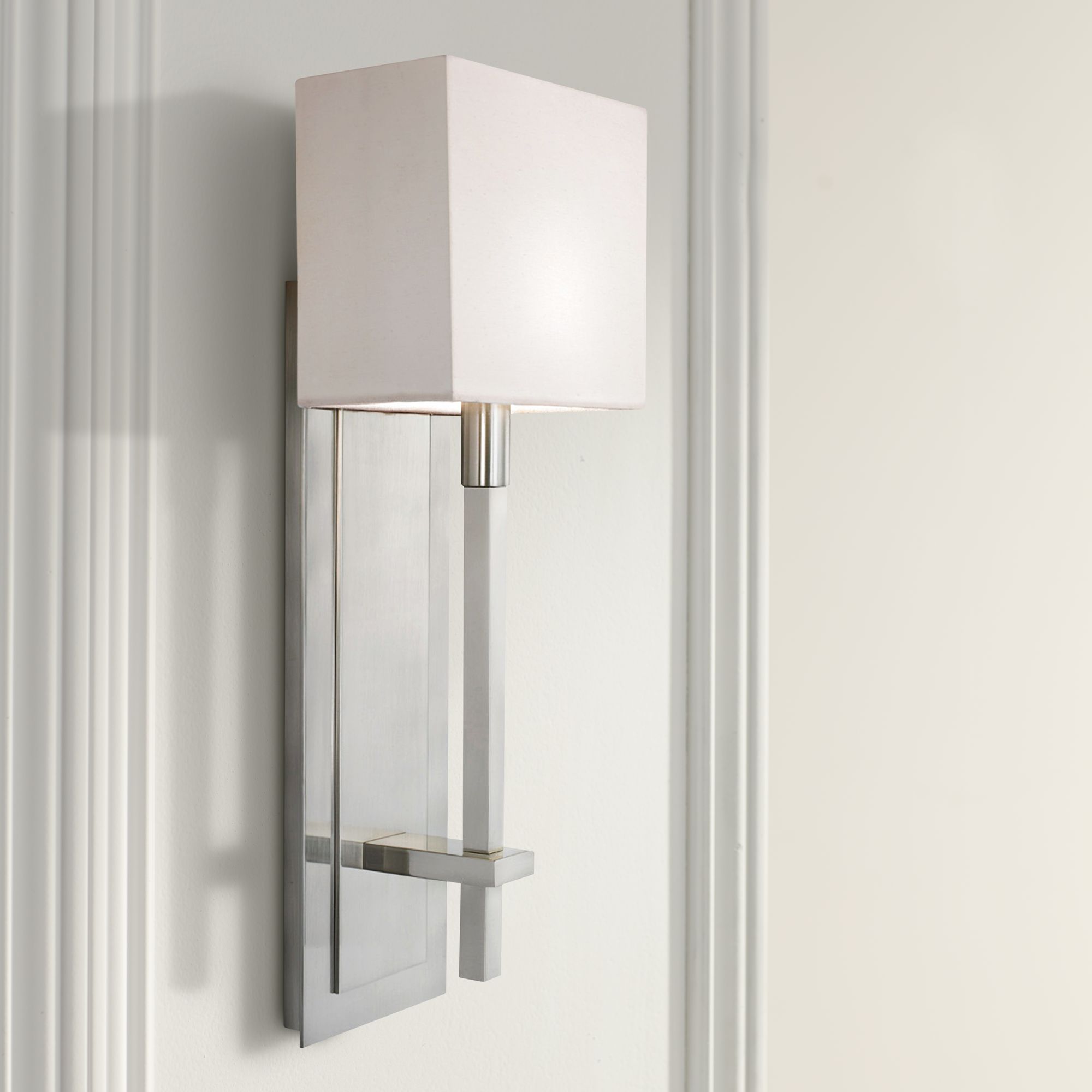 Sonneman Montana 18 1/2" High Satin Nickel Wall Sconce