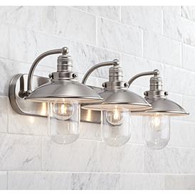 Minka Lavery Bathroom Lighting Lamps, Polished Nickel Vanity Lights